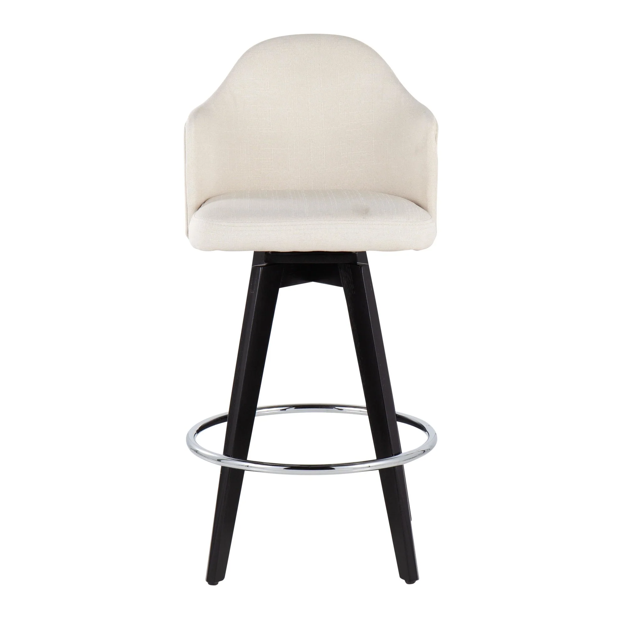 Ahoy 26" Counter Stool - Set of 2 Gray By LumiSource - B26-AHOYUP2-SWVG BKLGY2 - Image 18