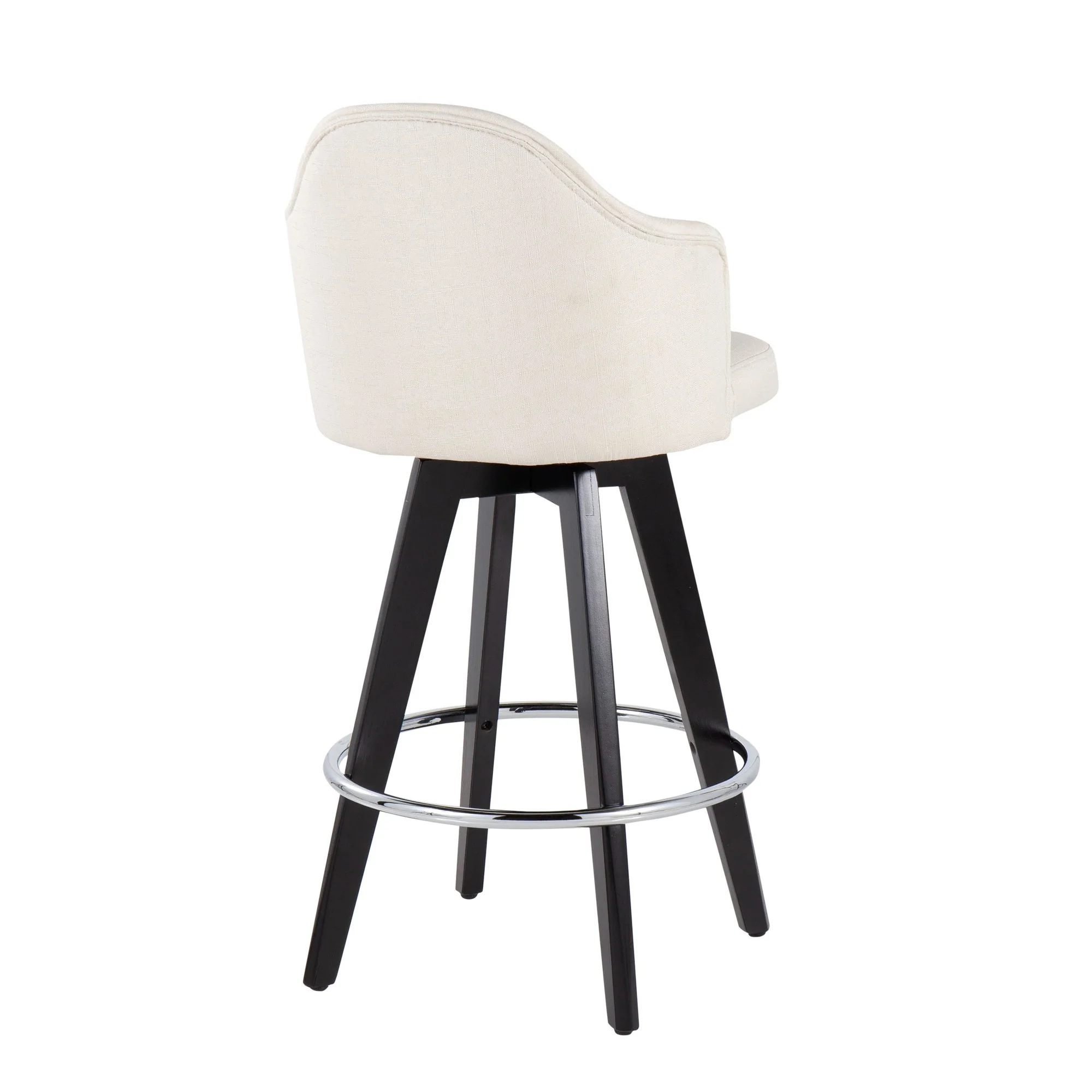 Ahoy 26" Counter Stool - Set of 2 Gray By LumiSource - B26-AHOYUP2-SWVG BKLGY2 - Image 22