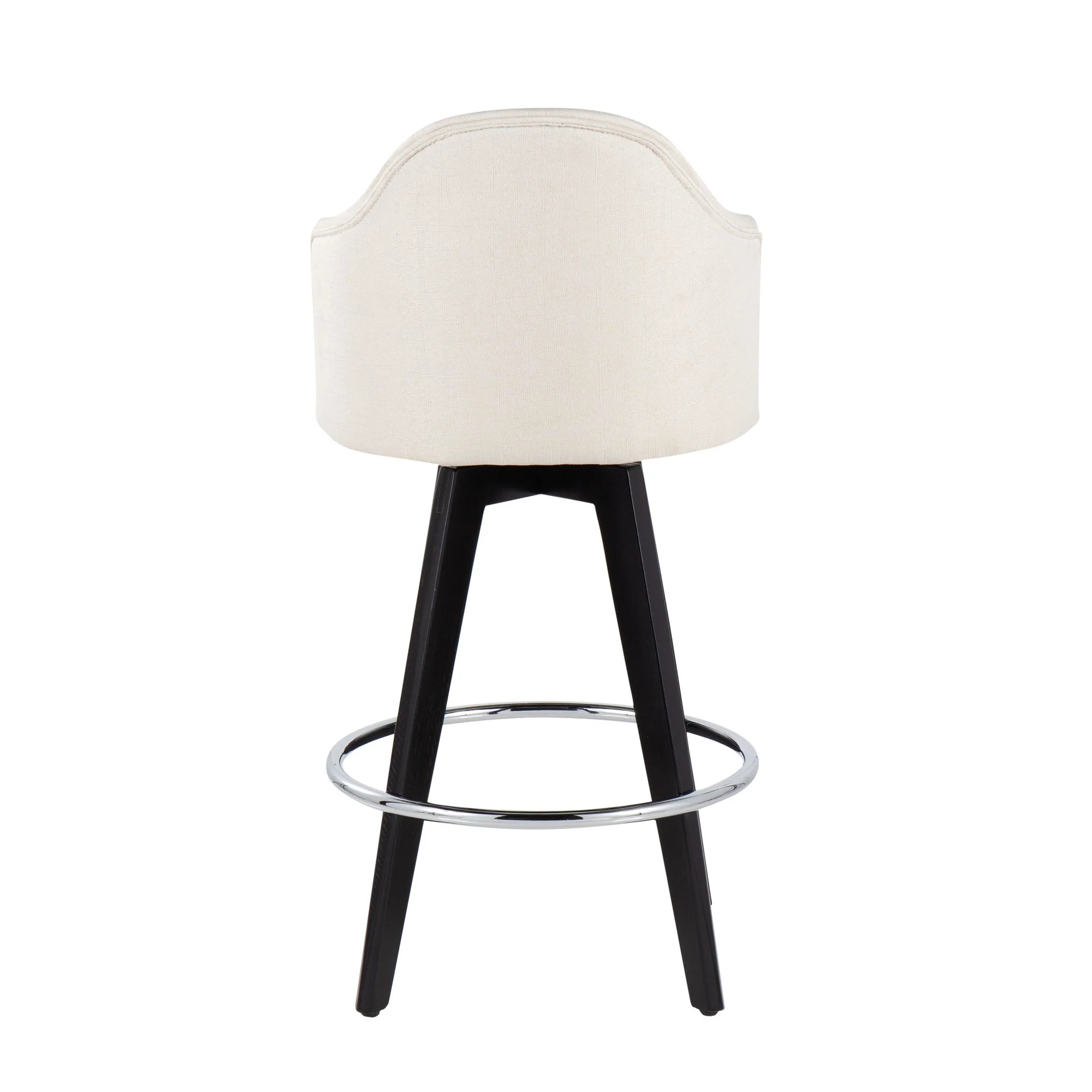Ahoy 26" Counter Stool - Set of 2 Gray By LumiSource - B26-AHOYUP2-SWVG BKLGY2 - Image 23
