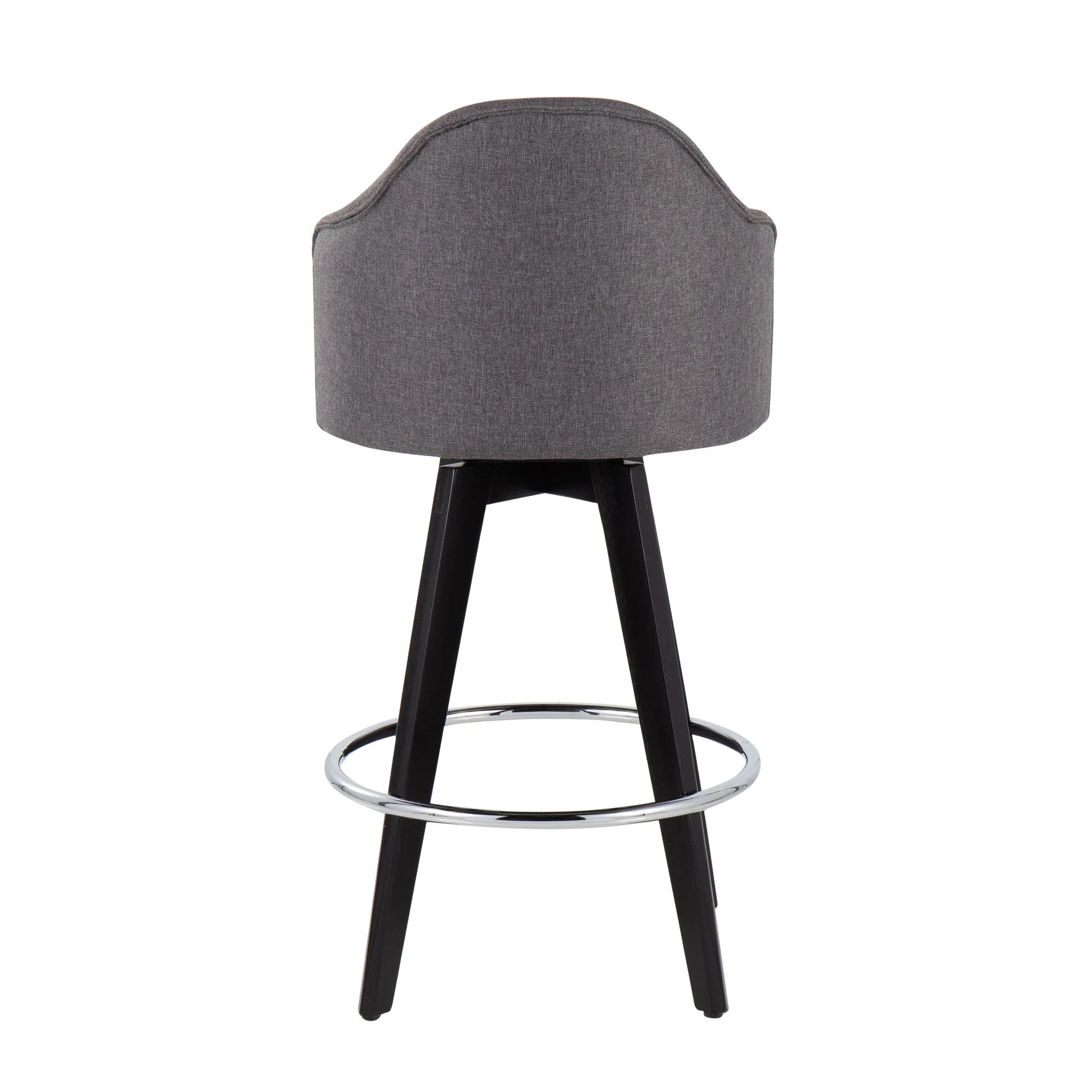 Ahoy 26" Counter Stool - Set of 2 Gray By LumiSource - B26-AHOYUP2-SWVG BKLGY2 - Image 31