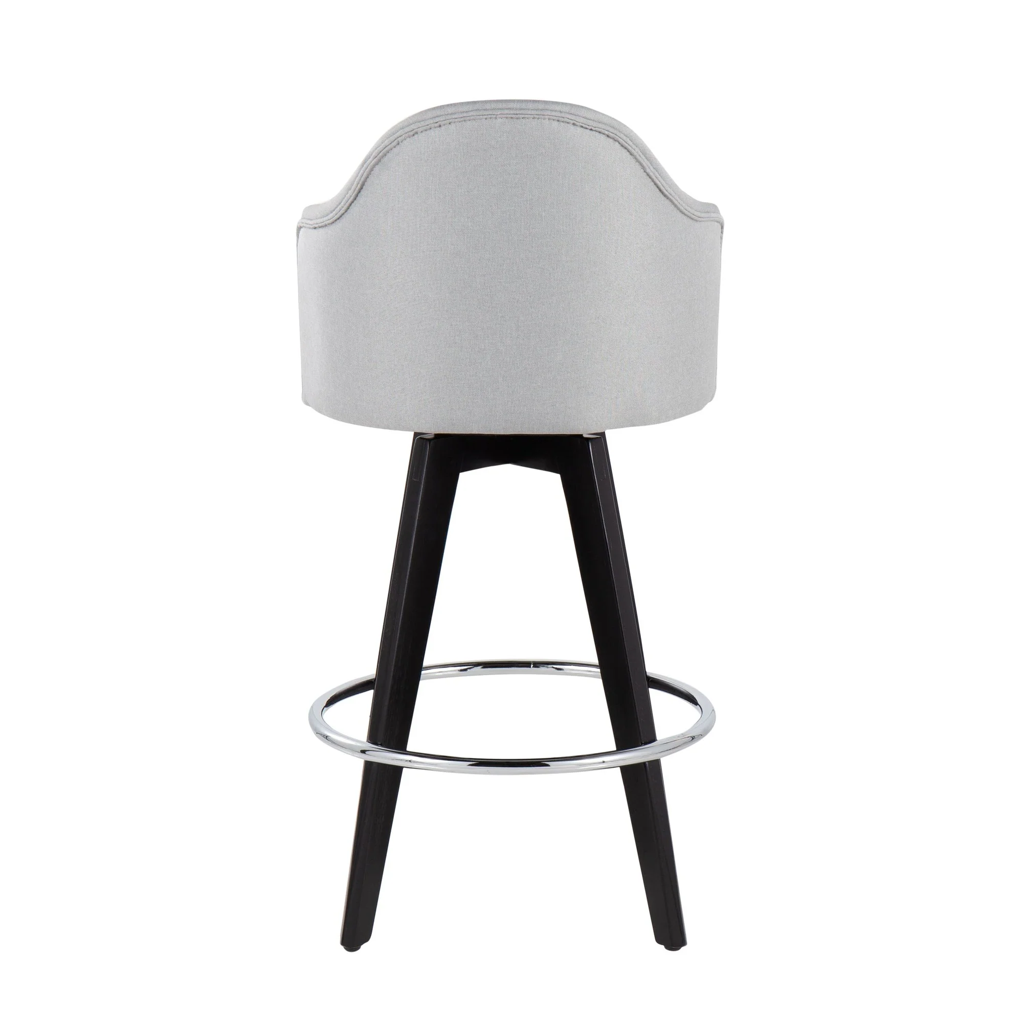 Ahoy 26" Counter Stool - Set of 2 Gray By LumiSource - B26-AHOYUP2-SWVG BKLGY2 - Image 39