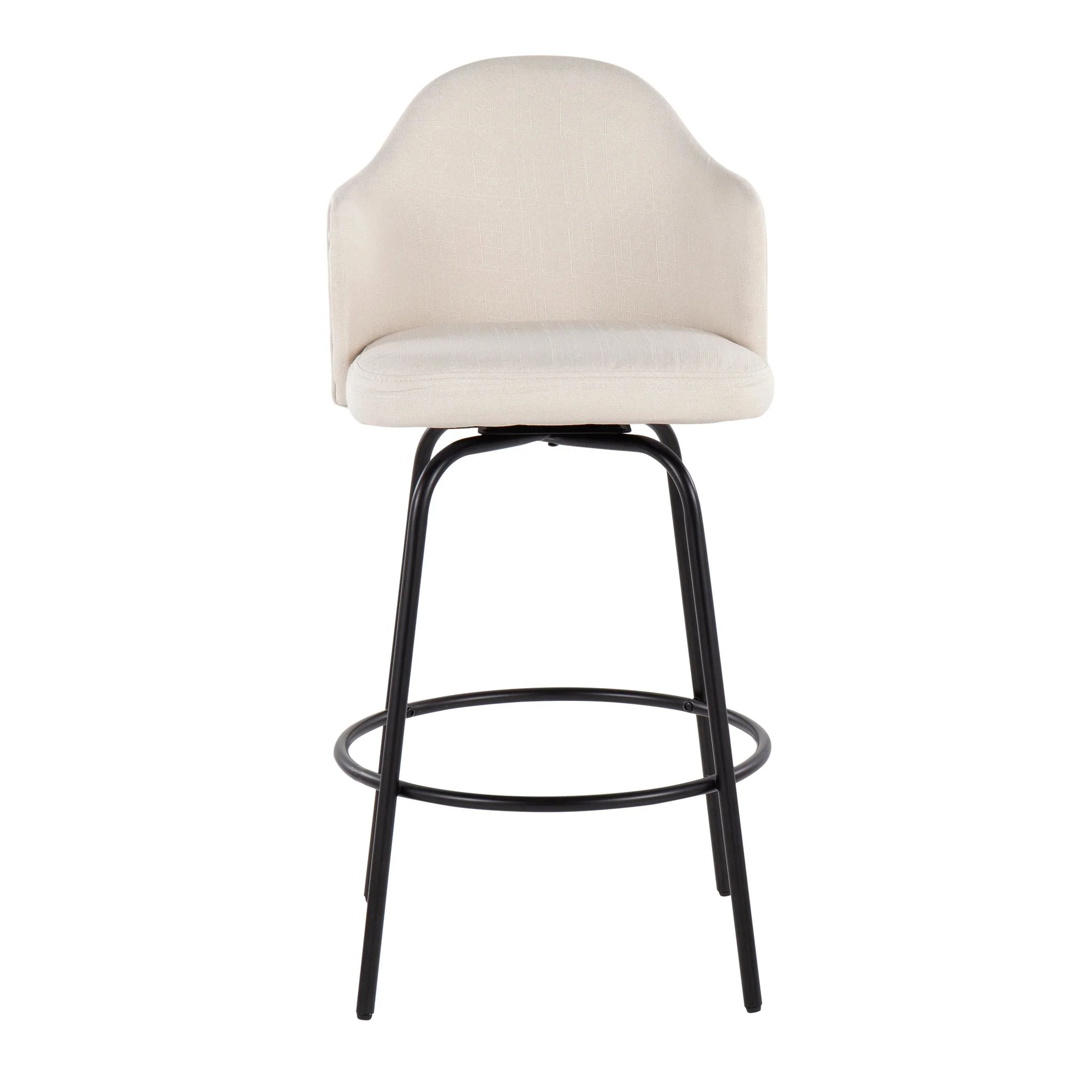 Ahoy Counter Stool - Set of 2 Gray By LumiSource - B26-AHOYUP CLAIREQ2 BKCHAR2 - Image 10