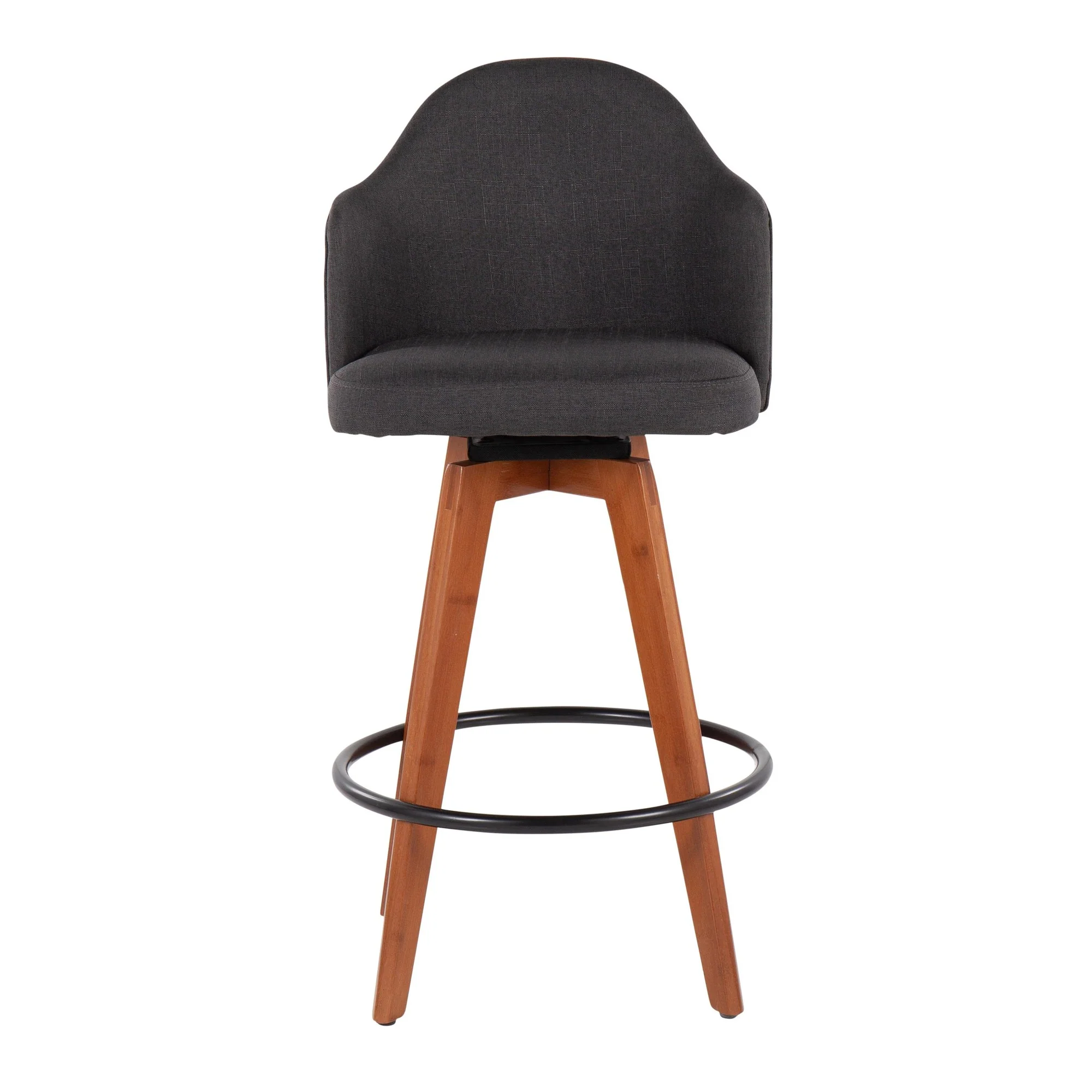 Ahoy Counter Stool - Set of 2 Gray By LumiSource - B26-AHOYUP CLAIREQ2 BKLGY2 - Image 10