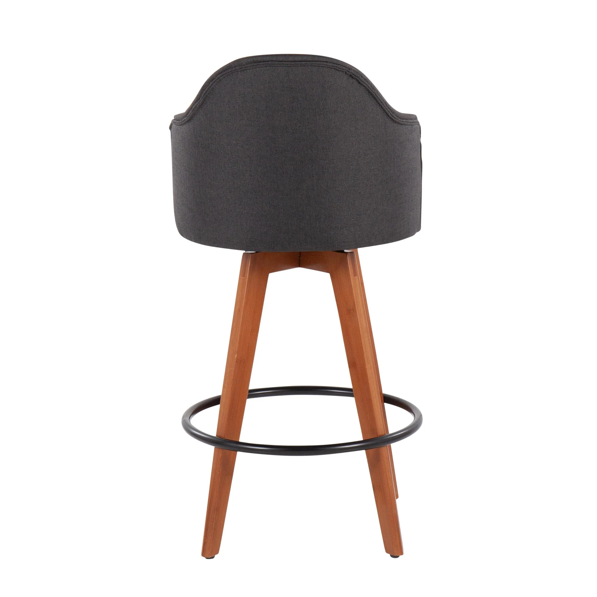 Ahoy Counter Stool - Set of 2 Gray By LumiSource - B26-AHOYUP CLAIREQ2 BKLGY2 - Image 16