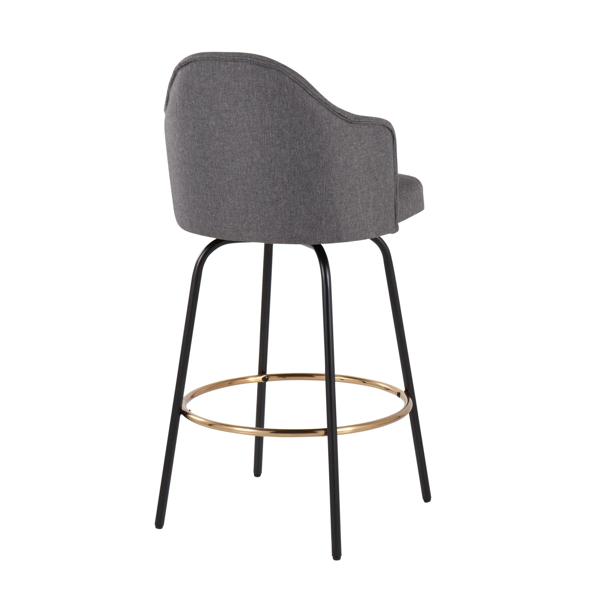 Ahoy Counter Stool - Set of 2 Cream By LumiSource - B26-AHOYUP CLAIREG2 BKCR2 - Image 15