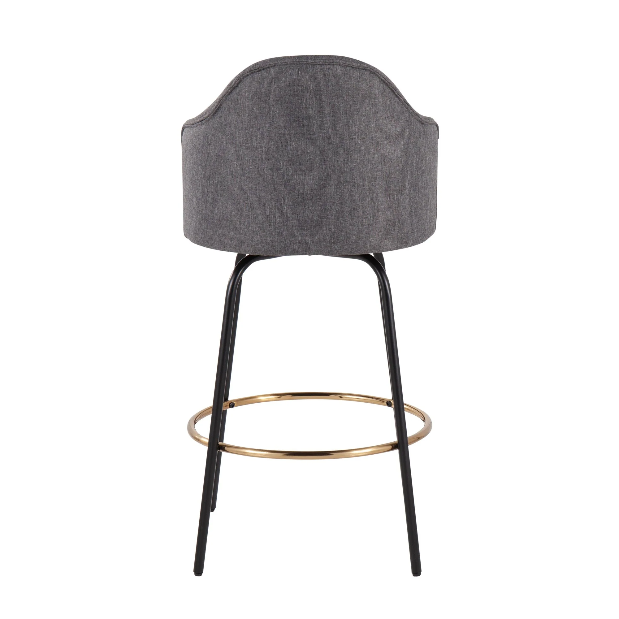Ahoy Counter Stool - Set of 2 Cream By LumiSource - B26-AHOYUP CLAIREG2 BKCR2 - Image 16