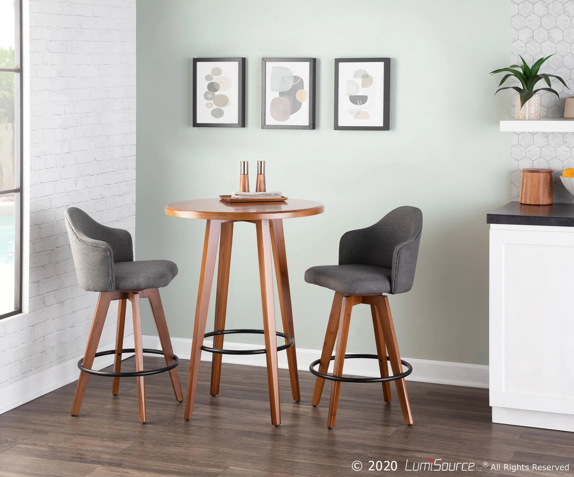Ahoy Counter Stool By LumiSource - B26-AHOYUP WLGY - Image 3