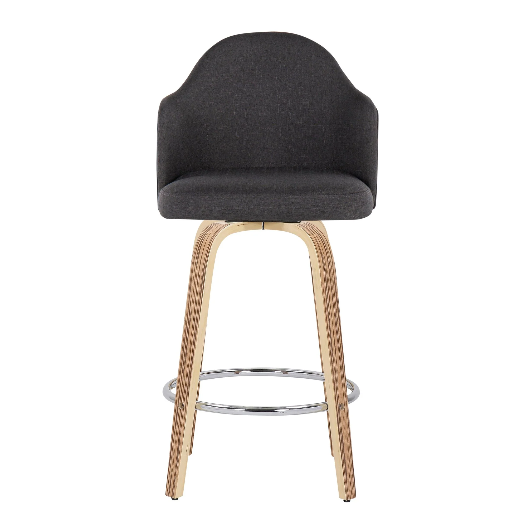 Ahoy Counter Stool - Set of 2 Gray By LumiSource - B26-AHOYUPGRT-R2 ZBCHAR2 - Image 3