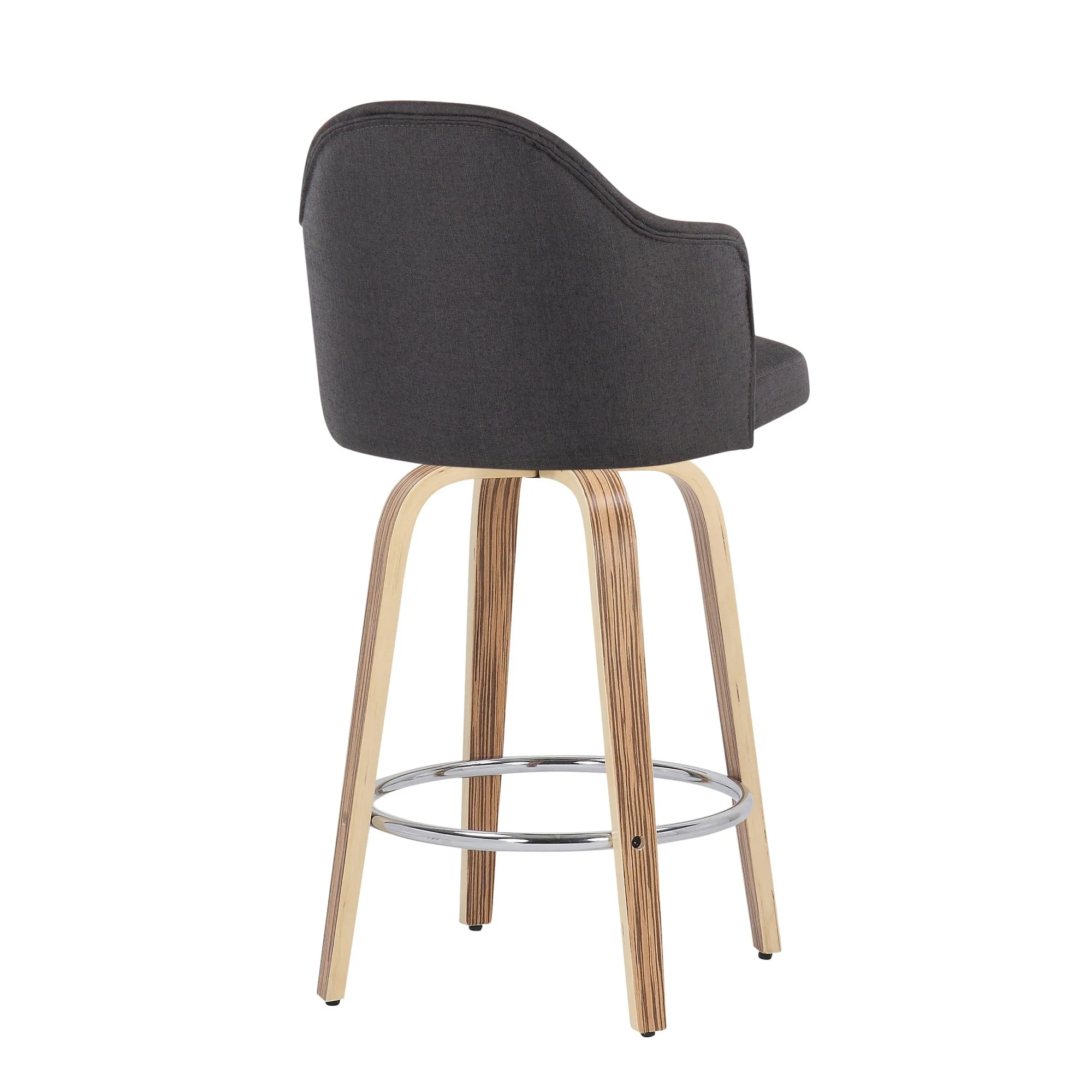 Ahoy Counter Stool - Set of 2 Gray By LumiSource - B26-AHOYUPGRT-R2 ZBCHAR2 - Image 8