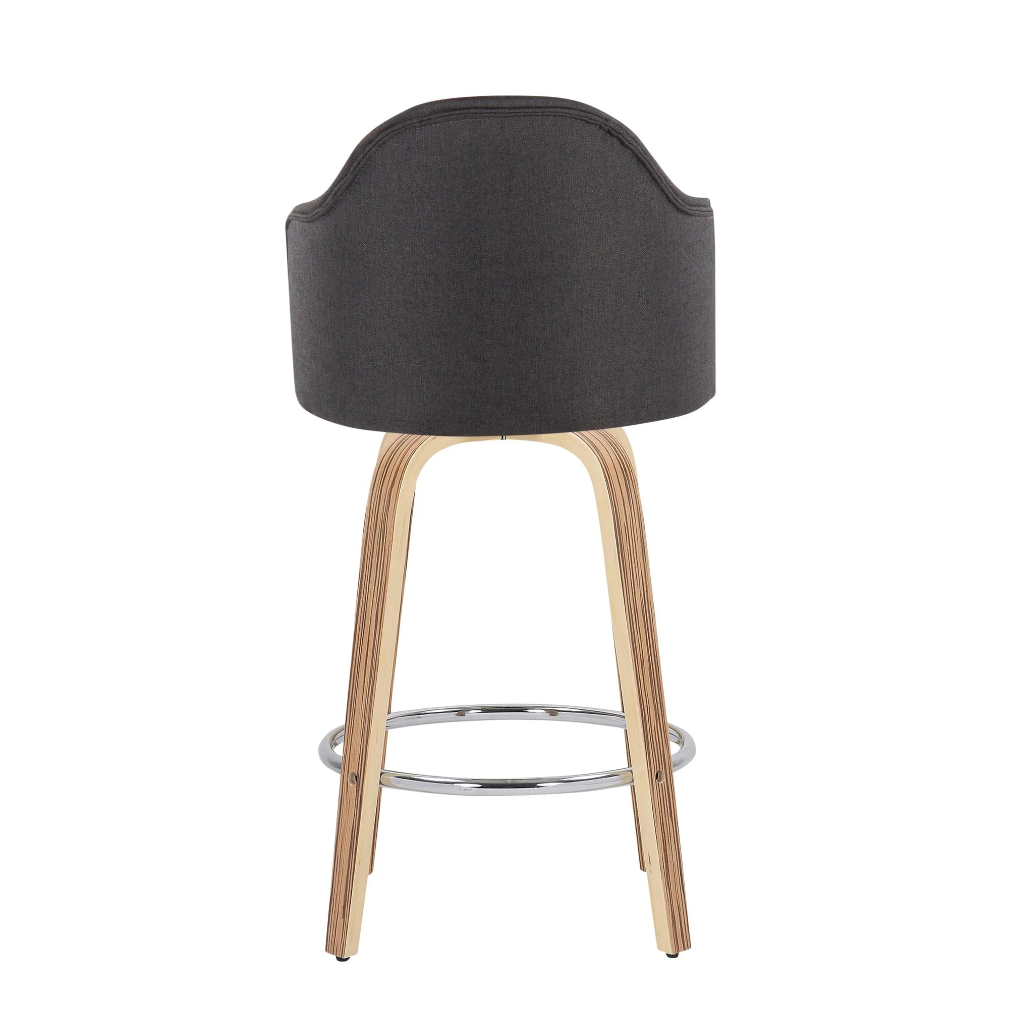 Ahoy Counter Stool - Set of 2 Gray By LumiSource - B26-AHOYUPGRT-R2 ZBCHAR2 - Image 9