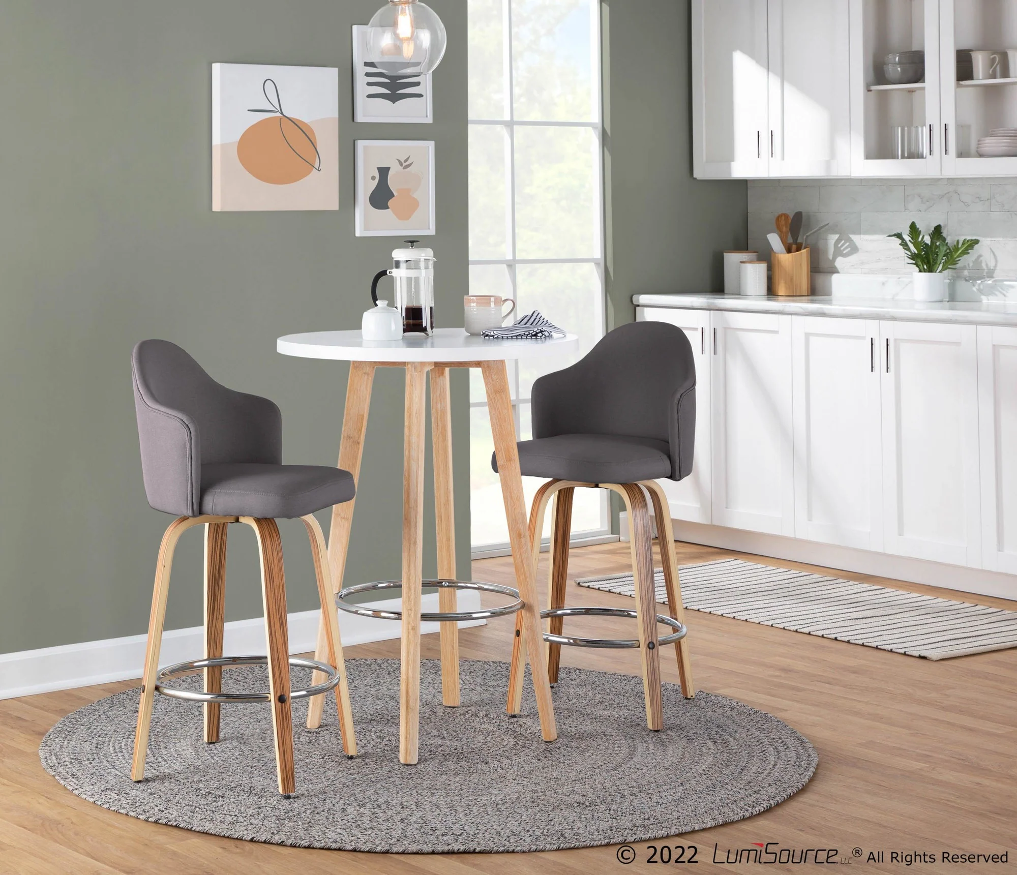 Ahoy Counter Stool - Set of 2 Cream By LumiSource - B26-AHOYUPGRT-R2 ZBCR2 - Image 13