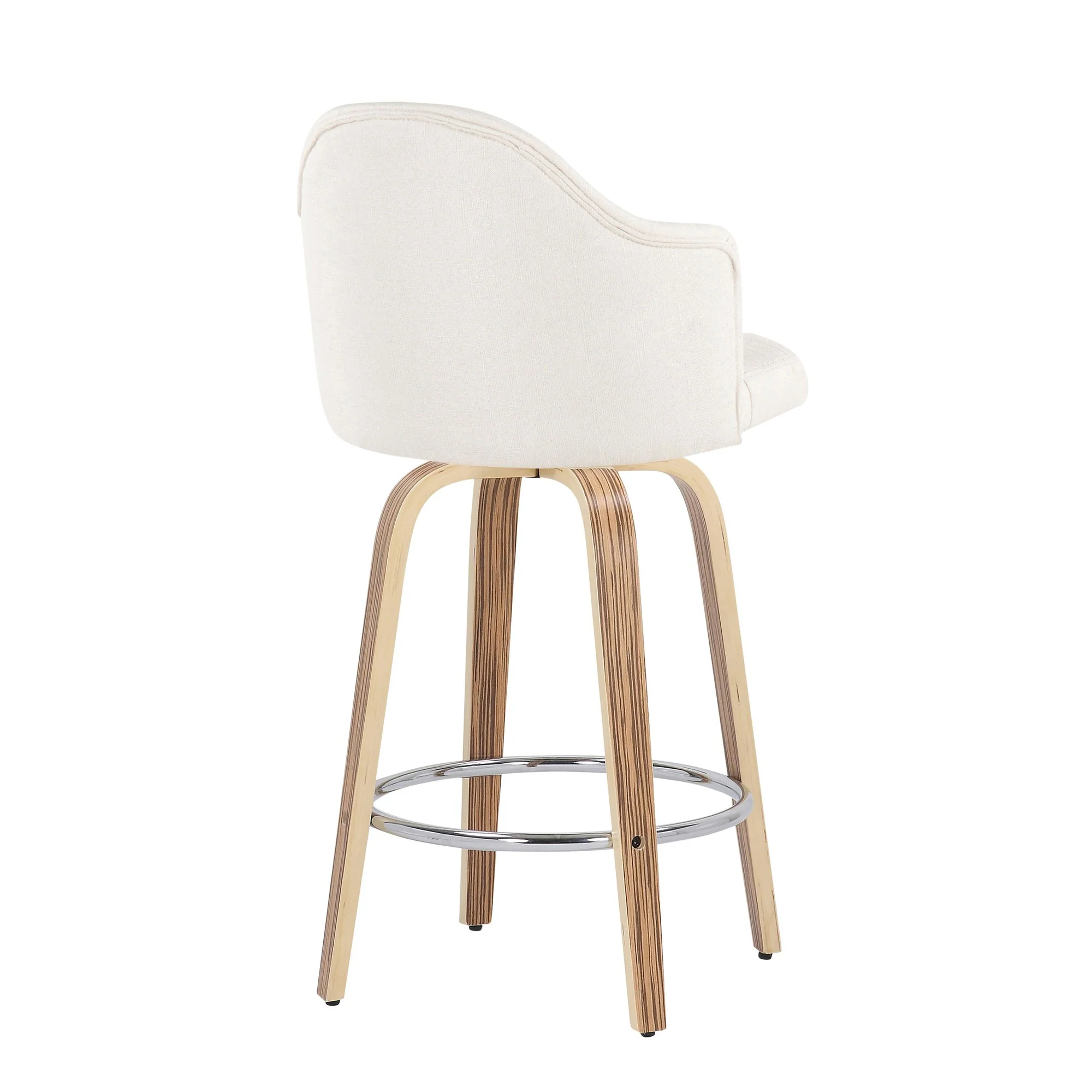 Ahoy Counter Stool - Set of 2 Cream By LumiSource - B26-AHOYUPGRT-R2 ZBCR2 - Image 8
