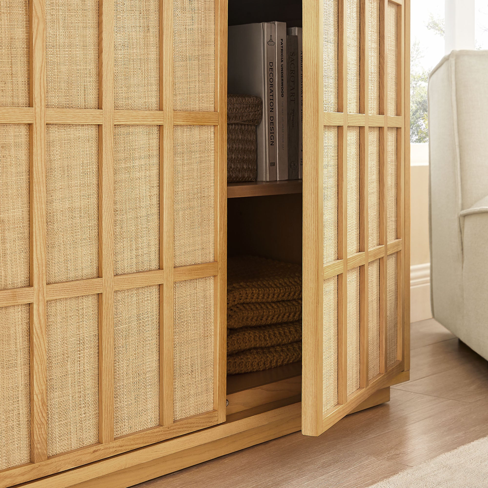 Aiko 39 Inch Japandi Accent Cabinet by Modway - Image 6
