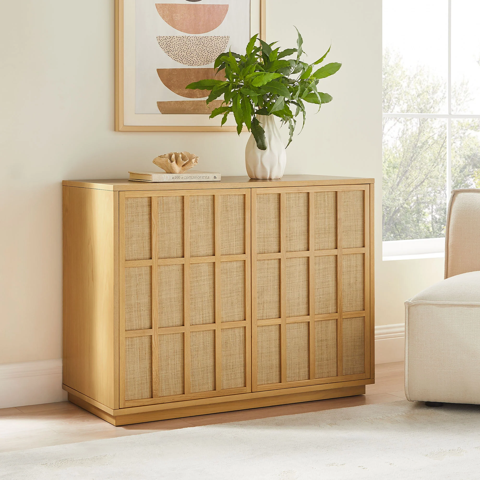 Aiko 39 Inch Japandi Accent Cabinet by Modway - Image 7