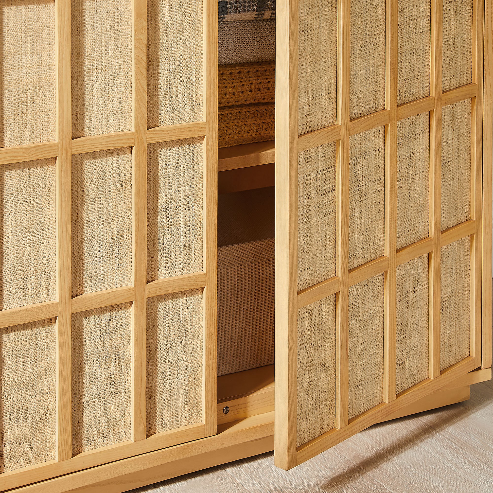 Aiko 64 Inch Tall Japandi Storage Cabinet by Modway - Image 6