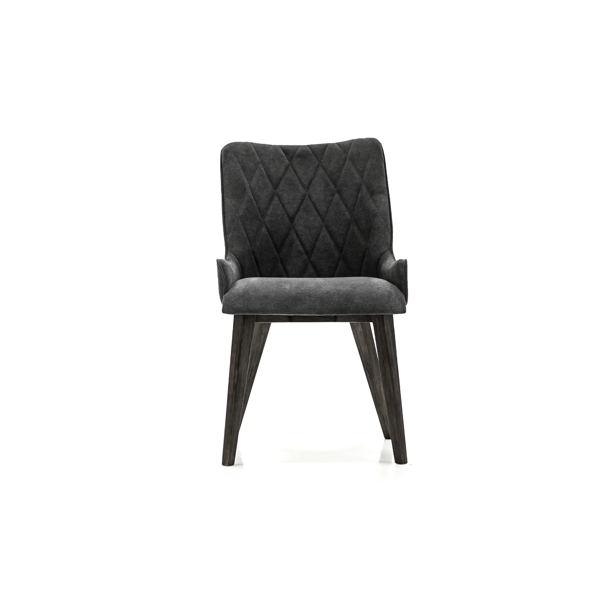 Alana Charcoal Upholstered Dining Chair - Set of 2 By Armen Living - Image 3