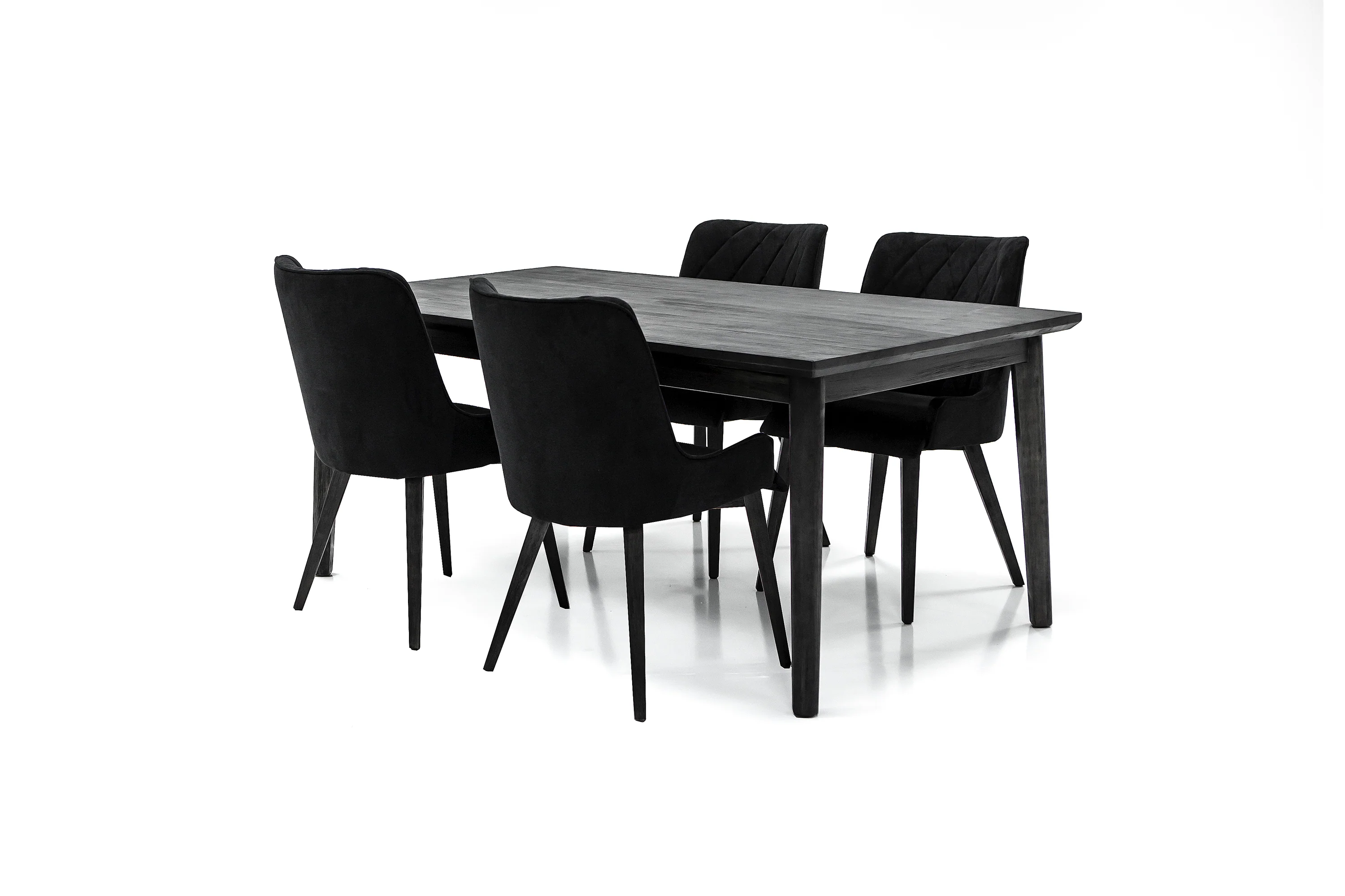Alana Charcoal Upholstered Dining Chair - Set of 2 By Armen Living - Image 8