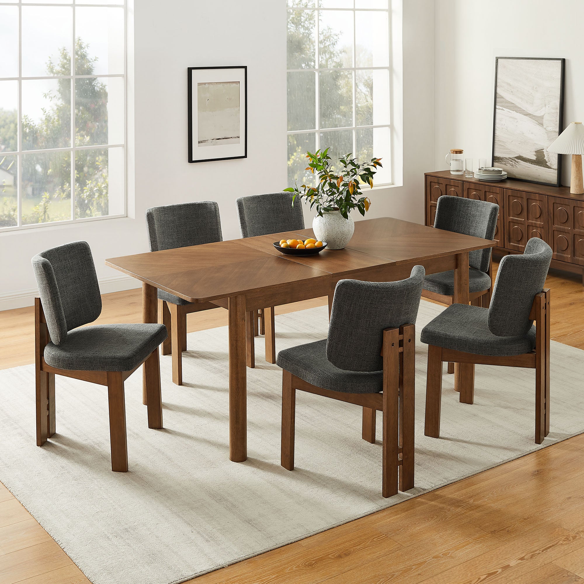 Alba 7-Piece Dining Set by Modway - Image 2