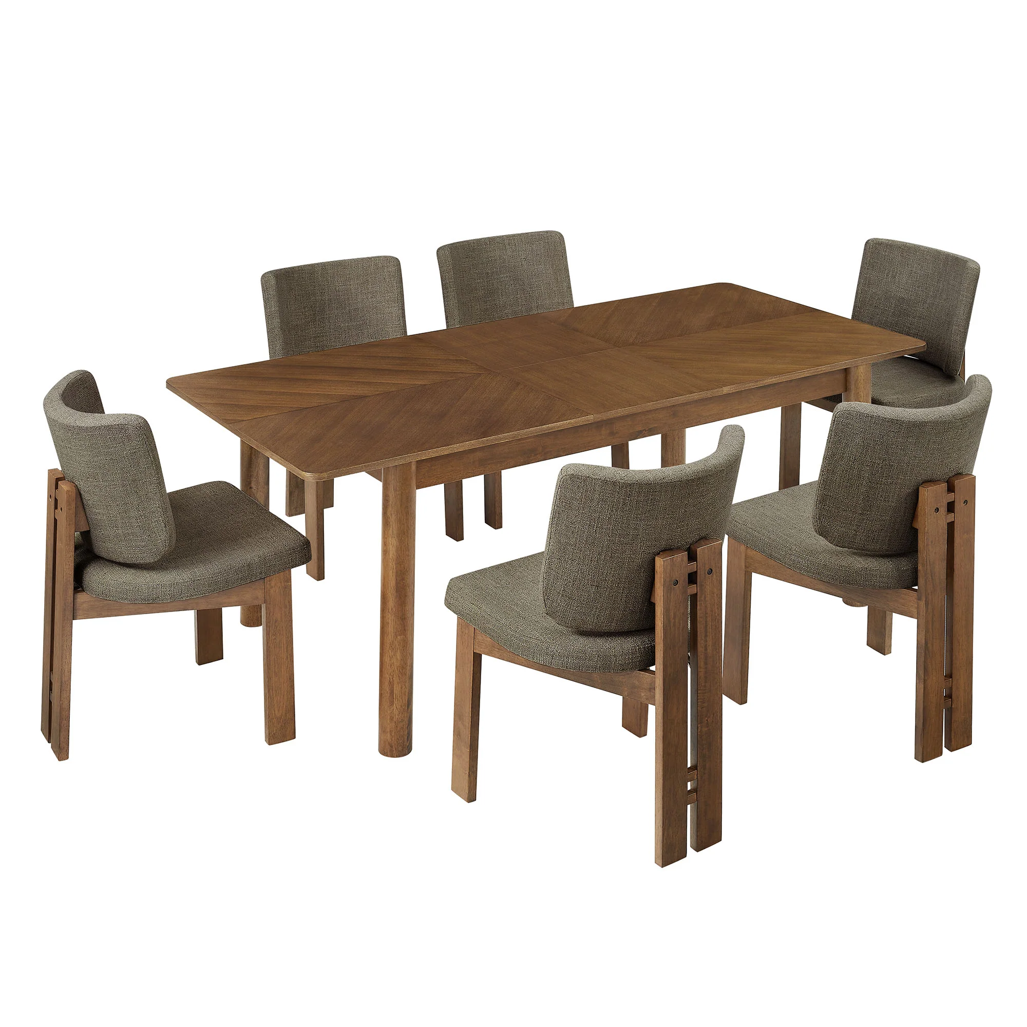 Alba 7-Piece Dining Set by Modway - Image 6