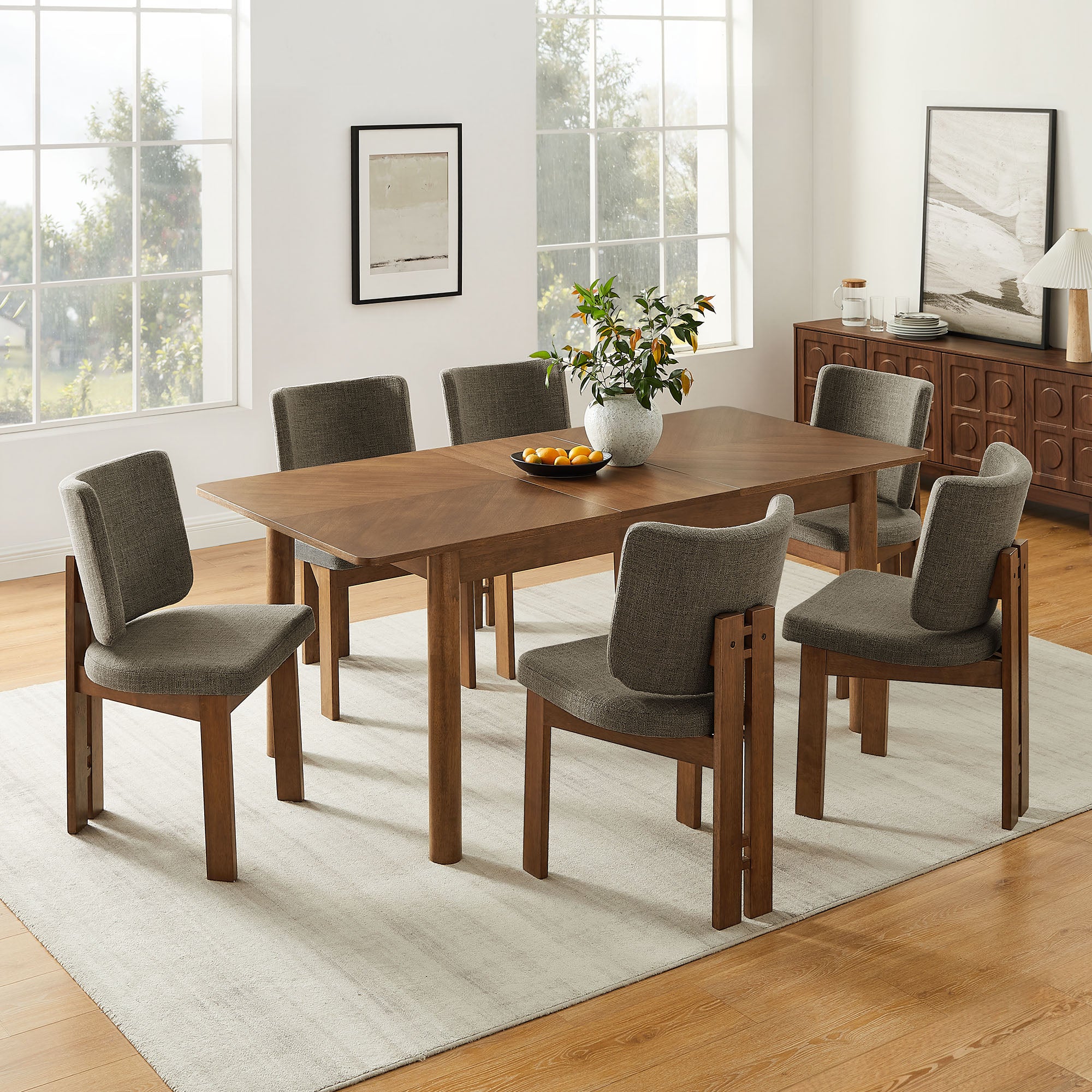 Alba 7-Piece Dining Set by Modway - Image 7