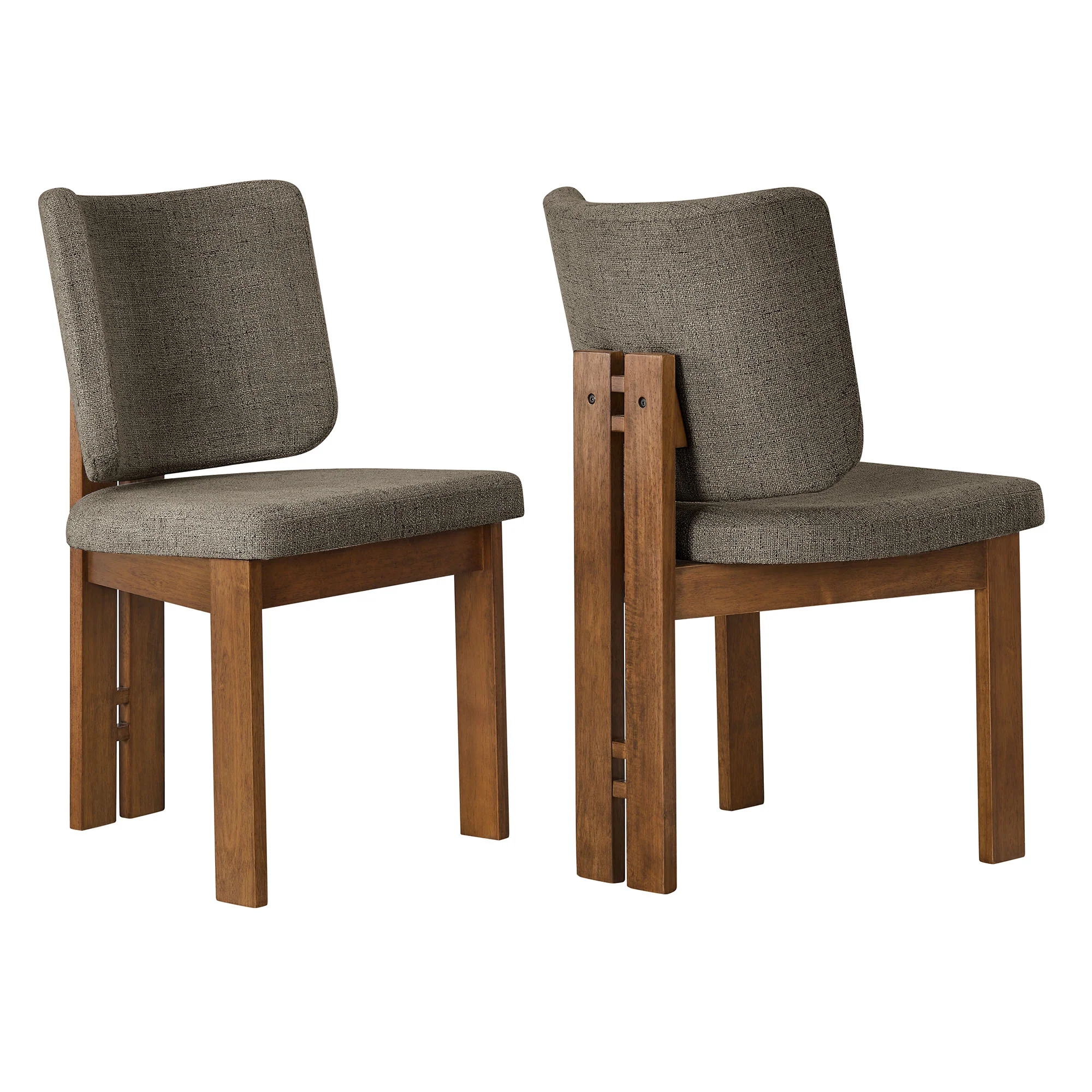 Alba Armless Upholstered Dining Chairs Set Of 2 by Modway - Image 11