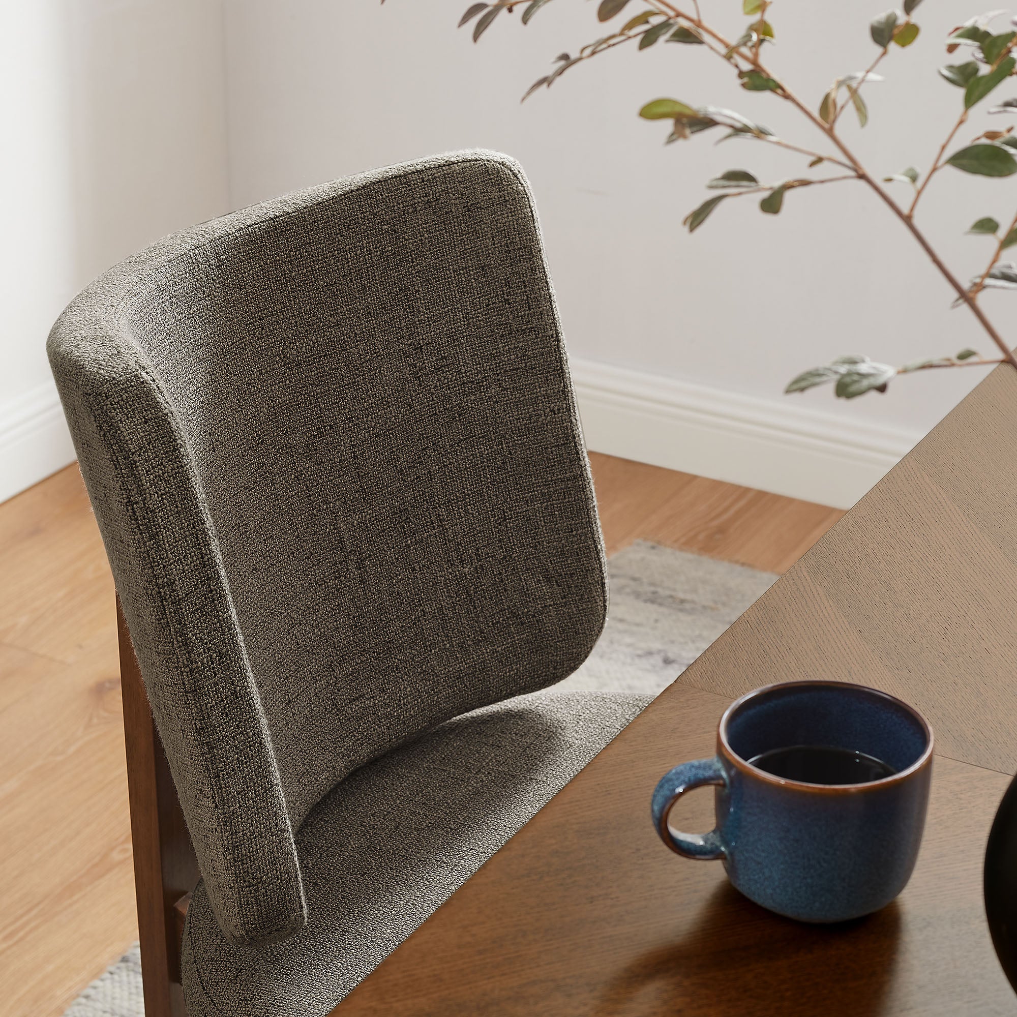 Alba Armless Upholstered Dining Chairs Set Of 2 by Modway - Image 17