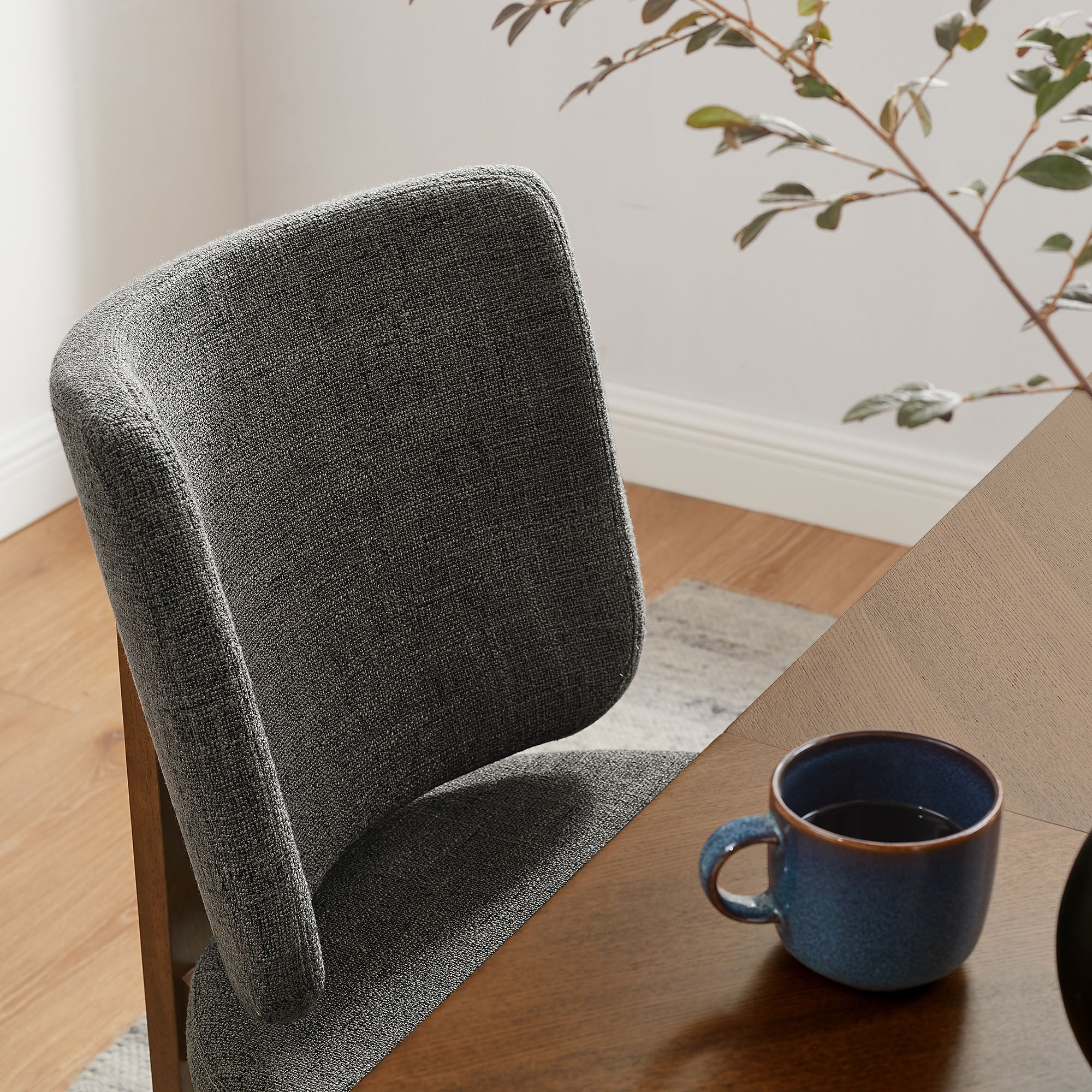 Alba Armless Upholstered Dining Chairs Set Of 2 by Modway - Image 8