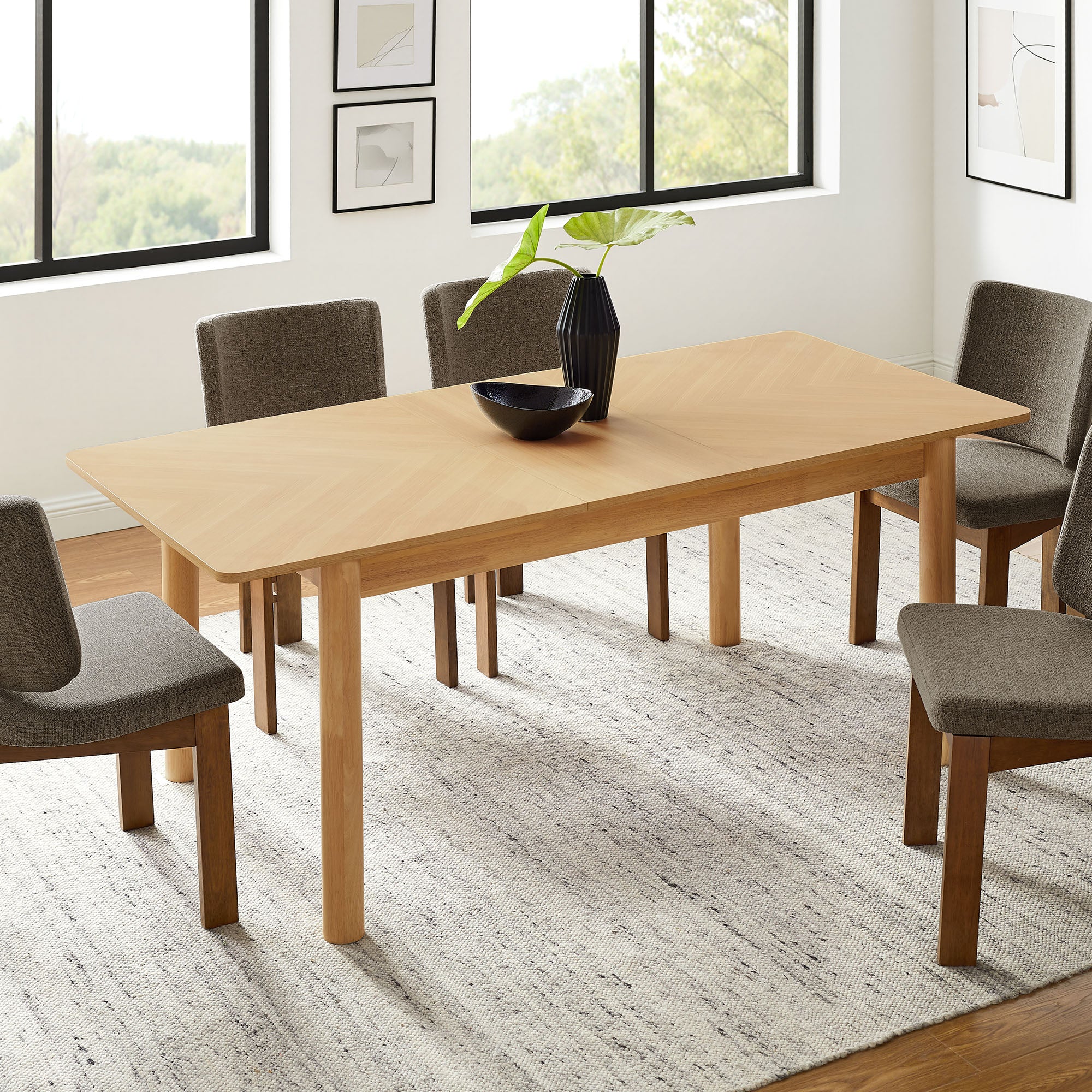 Alba Extendable Dining Table by Modway - Image 9