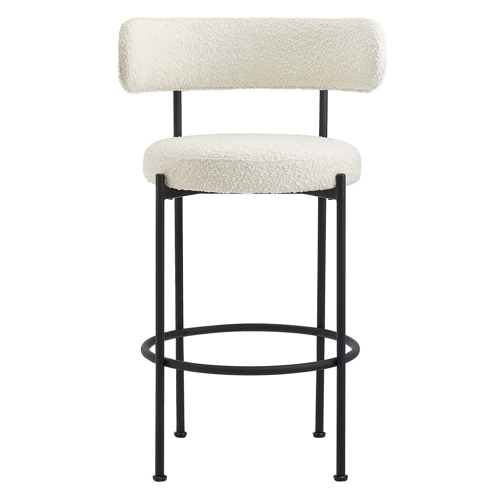 Albie Boucle Fabric Bar Stools - Set of 2 By Modway - EEI-6520 - Image 12