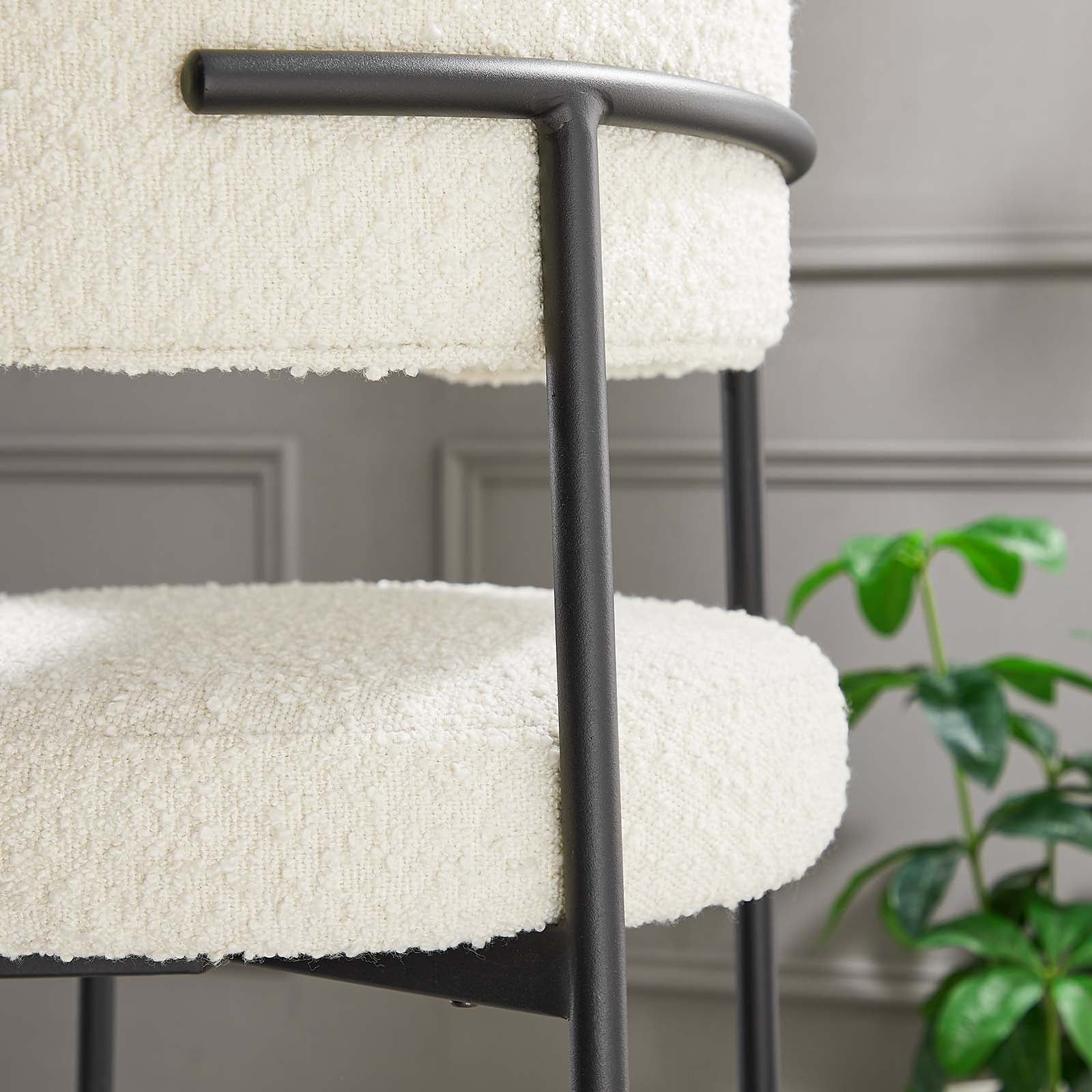 Albie Boucle Fabric Bar Stools - Set of 2 By Modway - EEI-6520 - Image 16