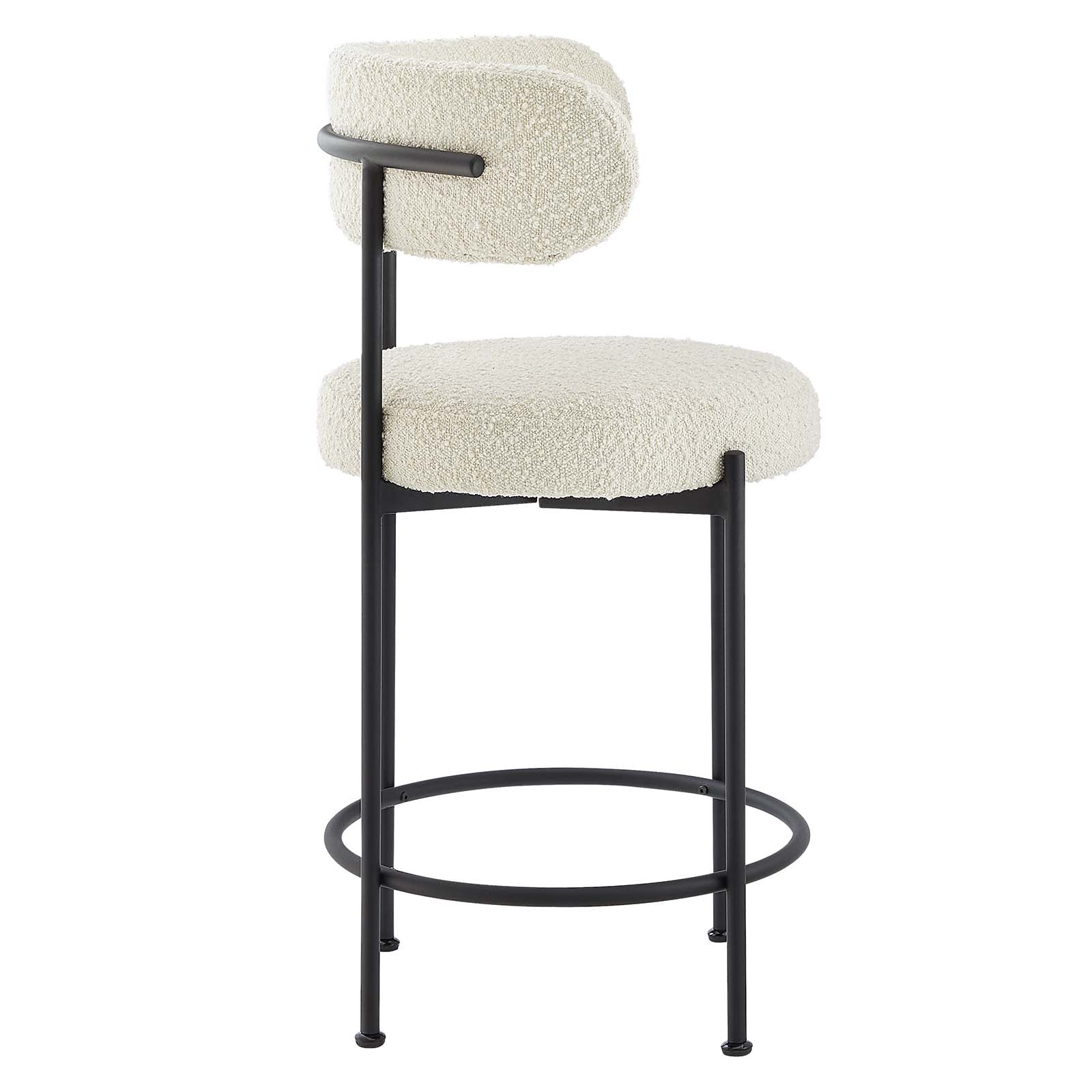 Albie Boucle Fabric Counter Stools - Set of 2 By Modway - EEI-6518 - Image 10