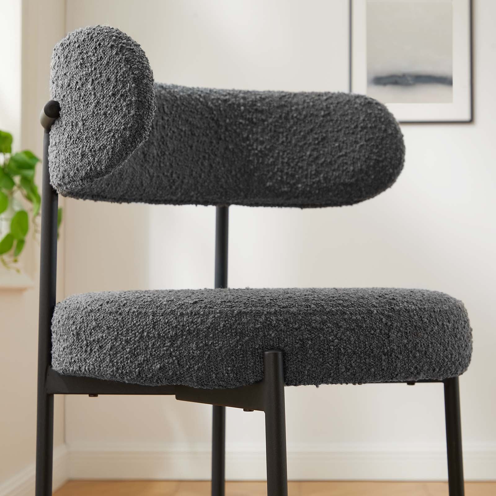 Albie Boucle Fabric Counter Stools - Set of 2 By Modway - EEI-6518 - Image 8