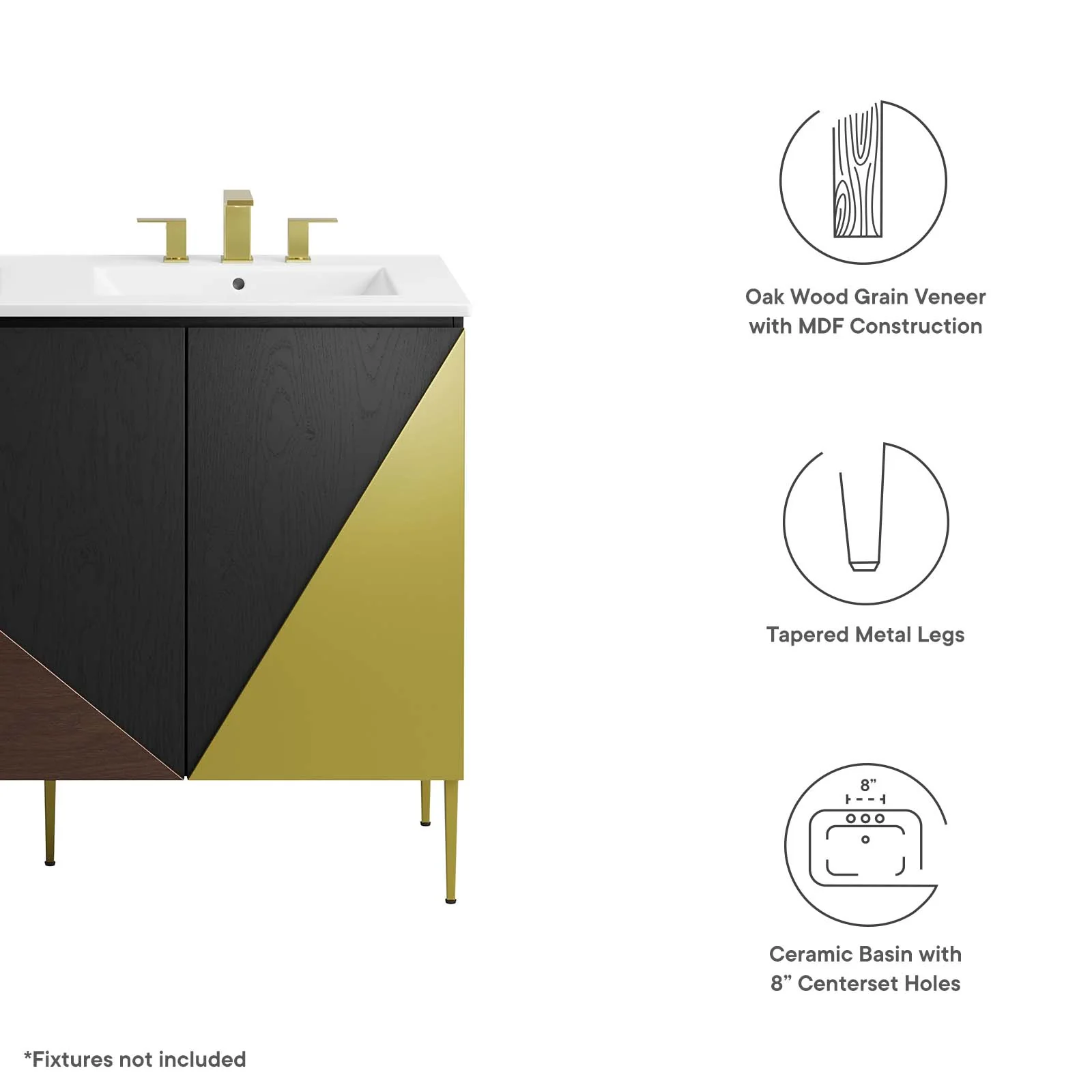 Alchemist 48" Double Sink Bathroom Vanity By Modway - EEI-6468 - Image 6