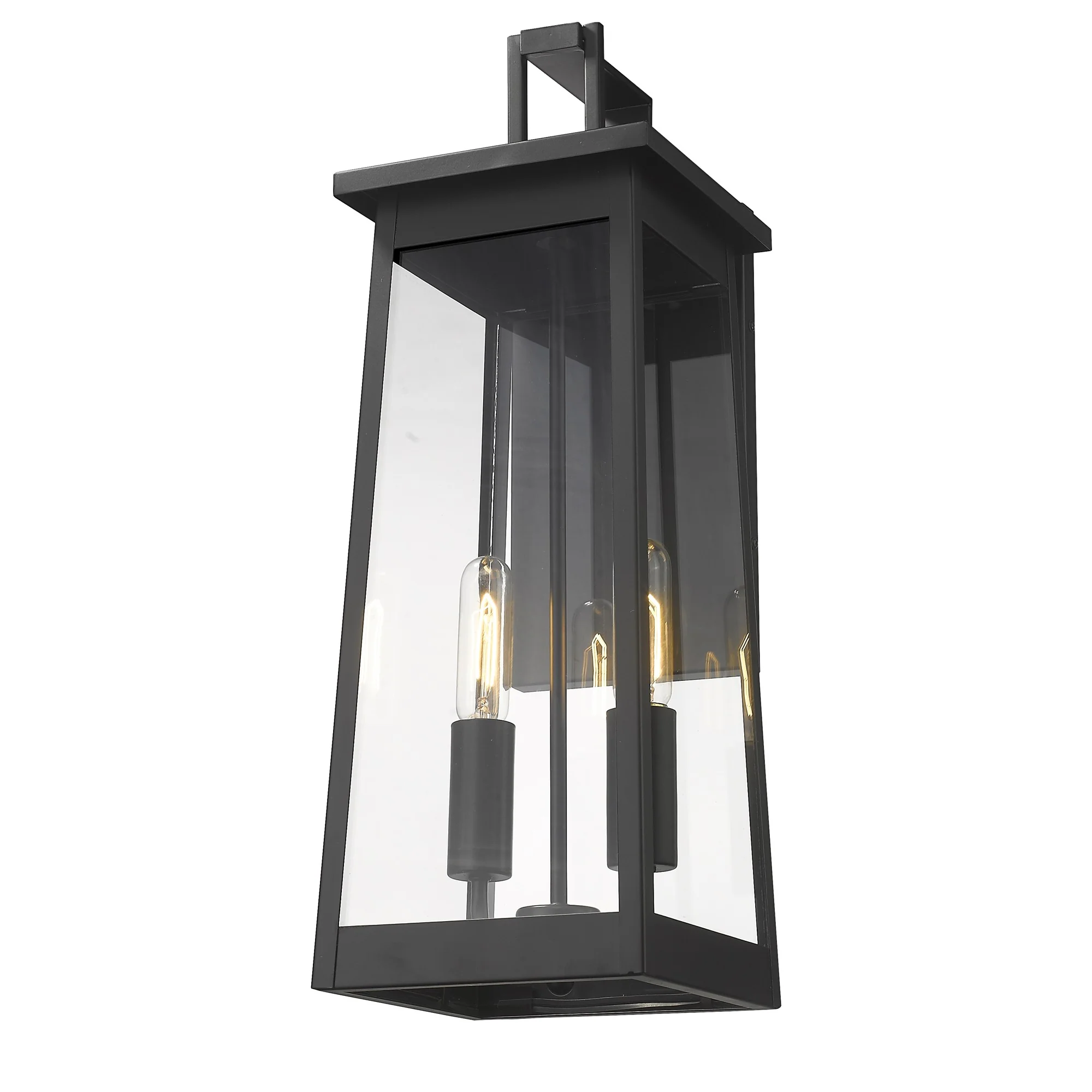 Alden 2-Light Matte Black Wall Light By Homeroots - Image 2