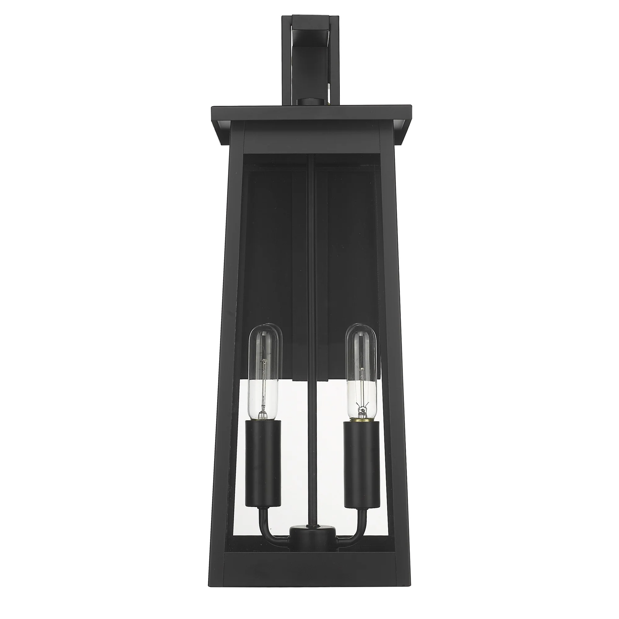 Alden 2-Light Matte Black Wall Light By Homeroots - Image 4