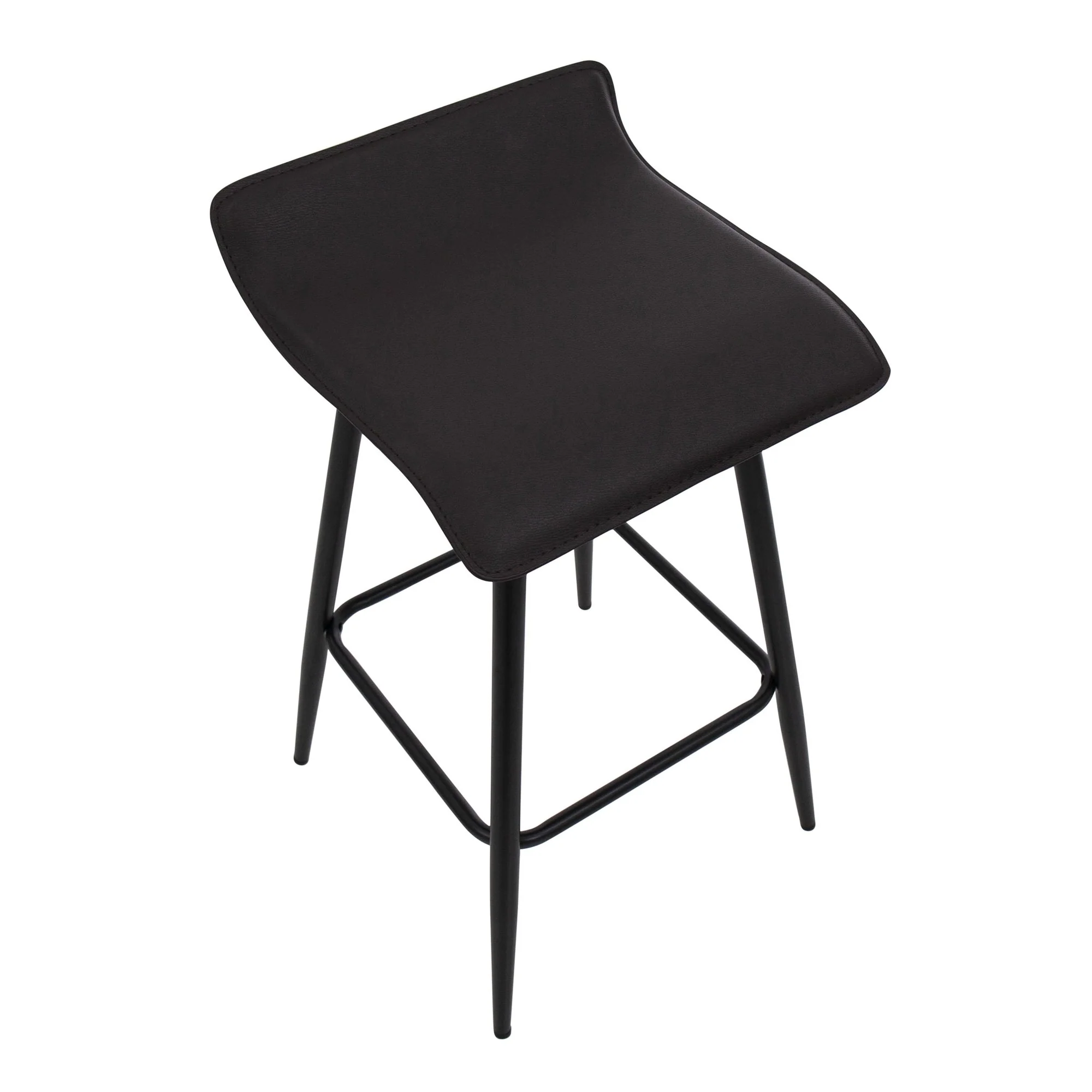 Ale Fixed Height Counter Stool - Set of 2 Gray By LumiSource - Image 11
