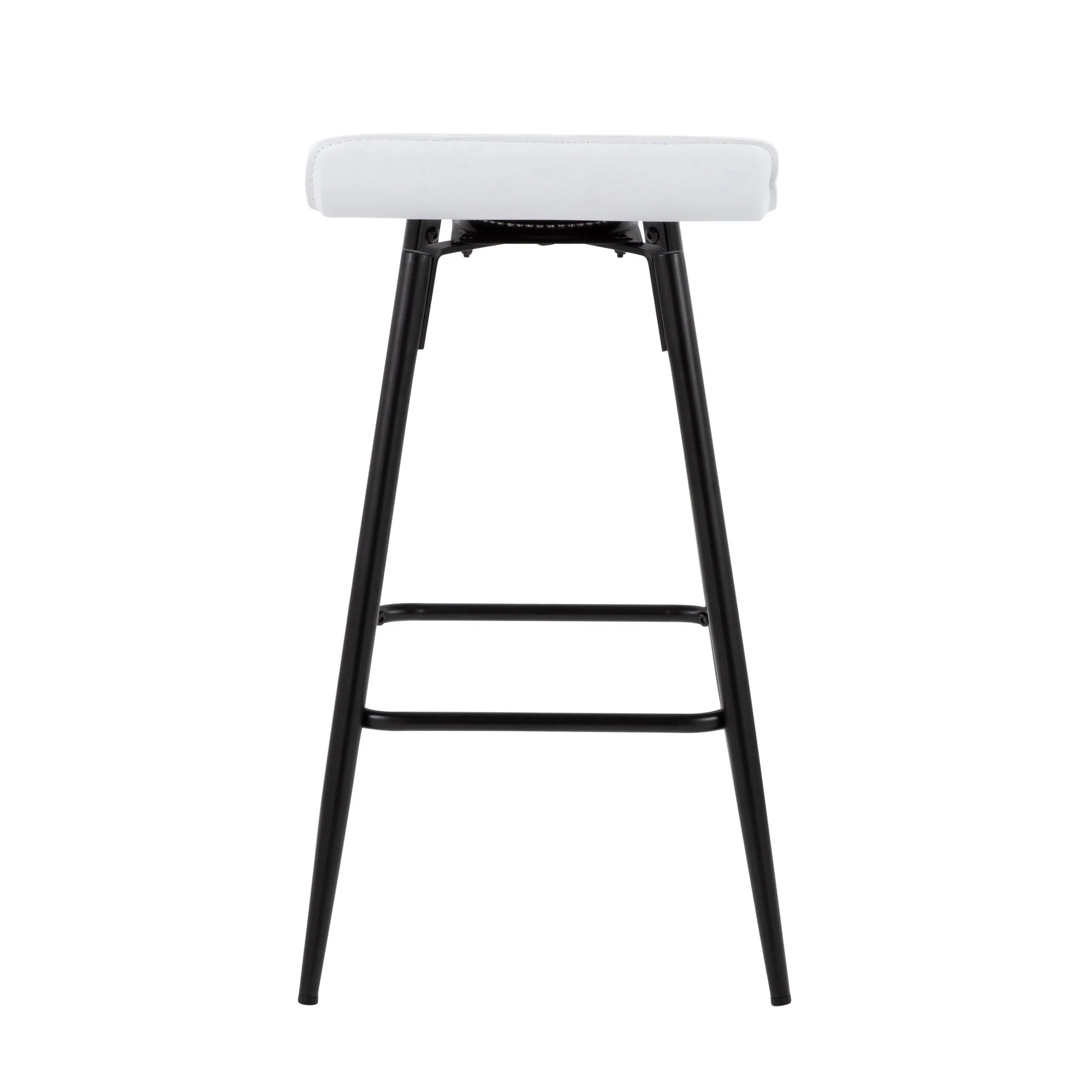 Ale Fixed Height Counter Stool - Set of 2 Gray By LumiSource - Image 24