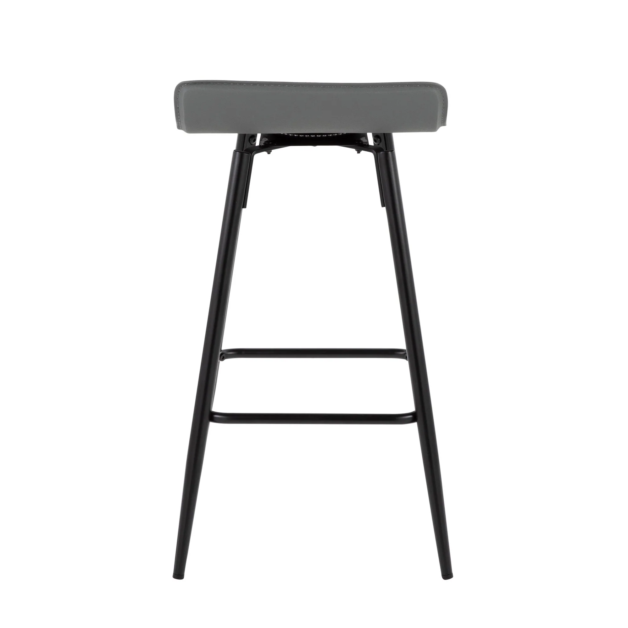 Ale Fixed Height Counter Stool - Set of 2 Gray By LumiSource - Image 8