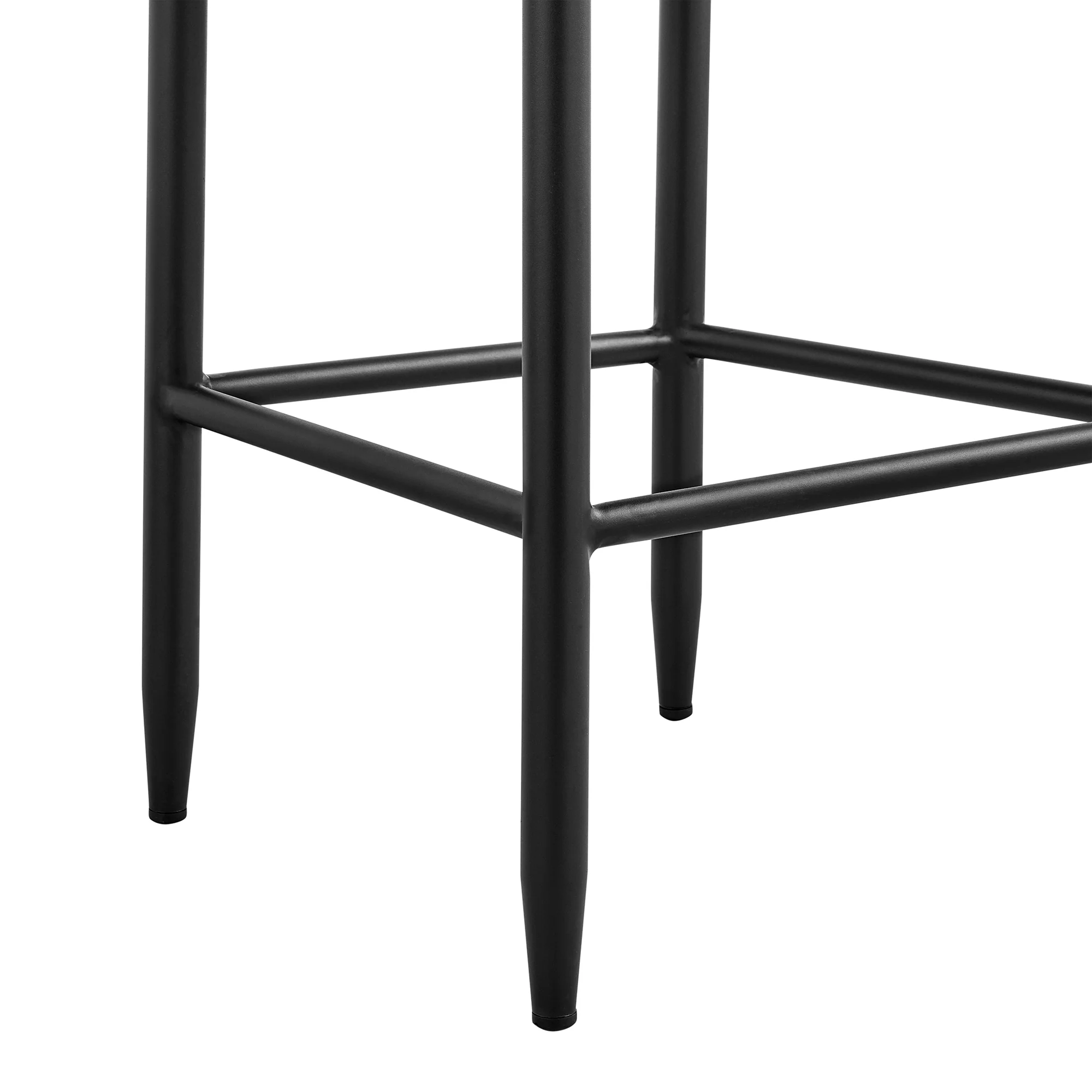 Alegria Outdoor Patio Bar Stool in Aluminum with Gray Rope and Cushions By Armen Living - Image 9