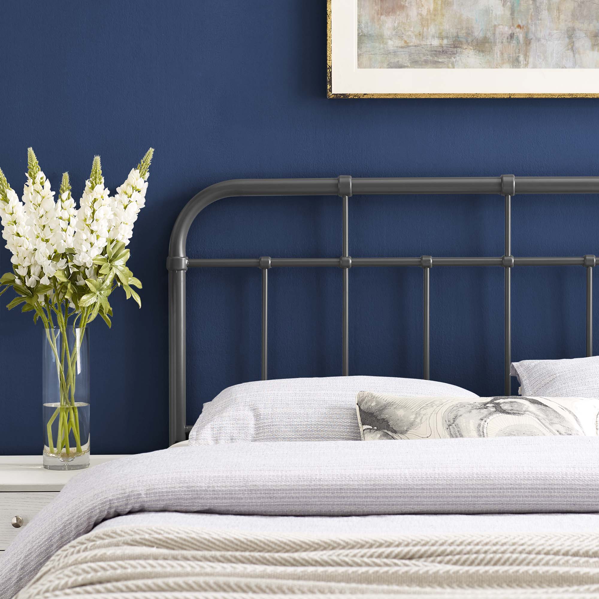 Alessia Metal King Headboard by Modway - Image 10