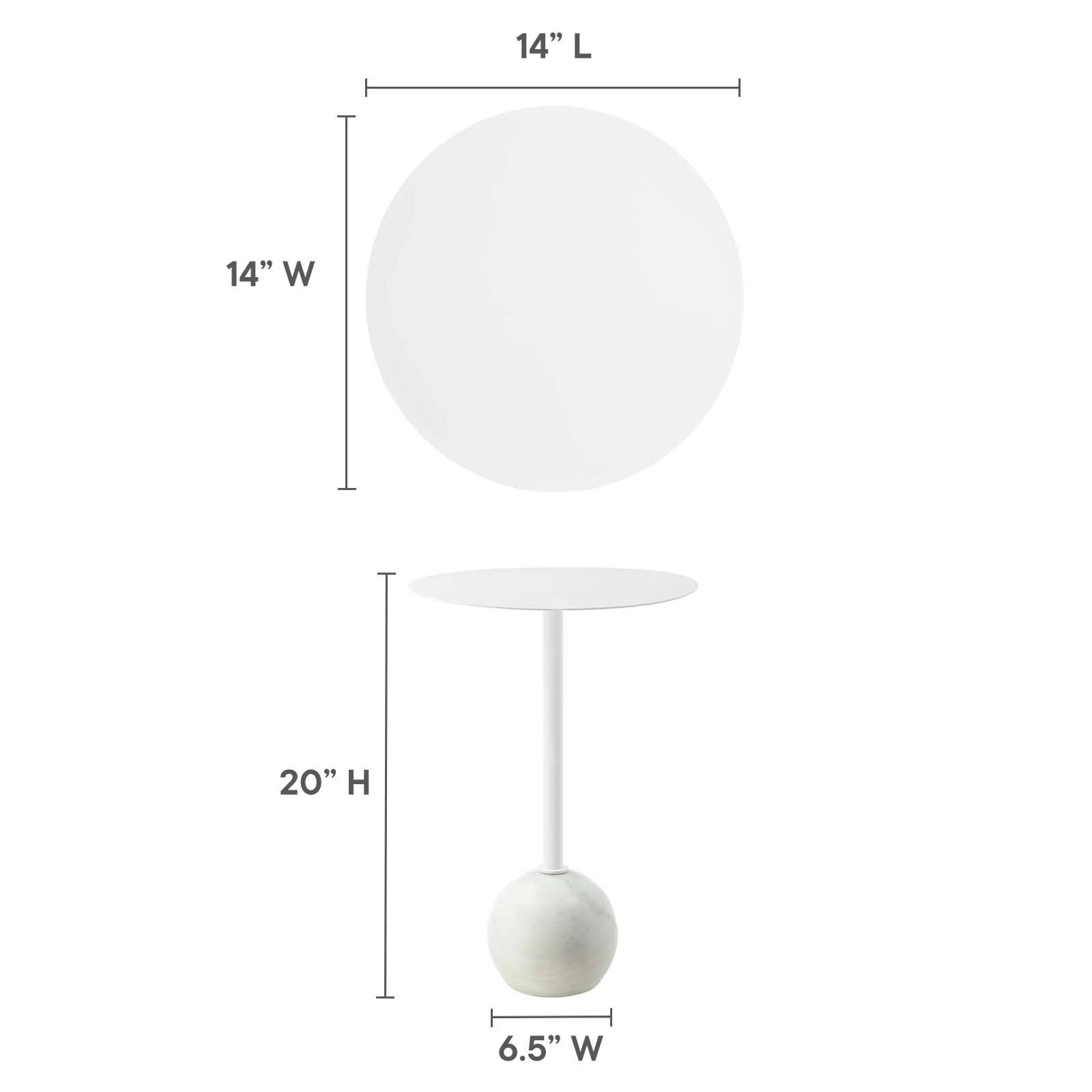Aliza Round Acacia Wood Side Table By Modway - EEI-6606 - Image 25