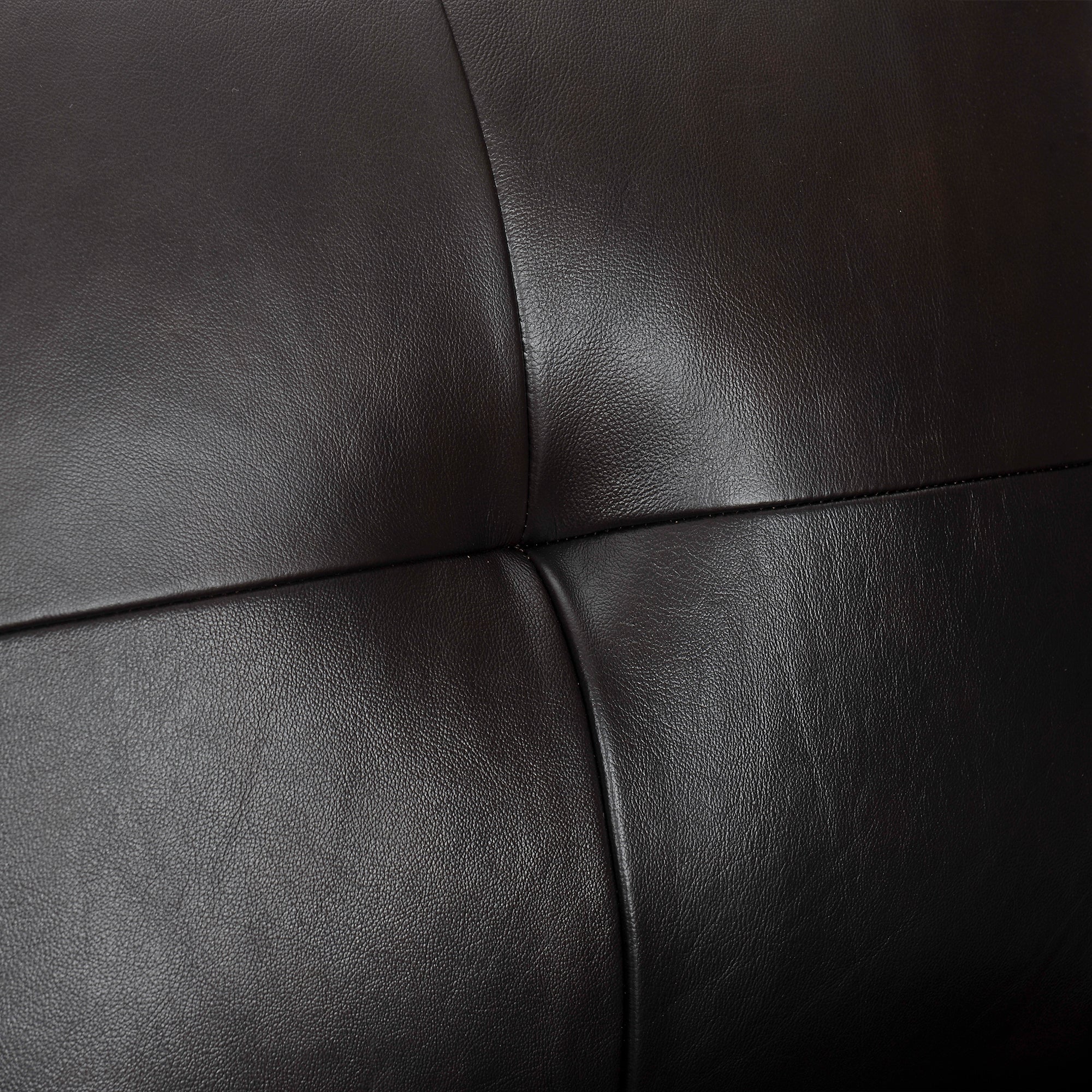 Almafi 82" Dove Gray Leather Sofa By Armen Living - Image 18