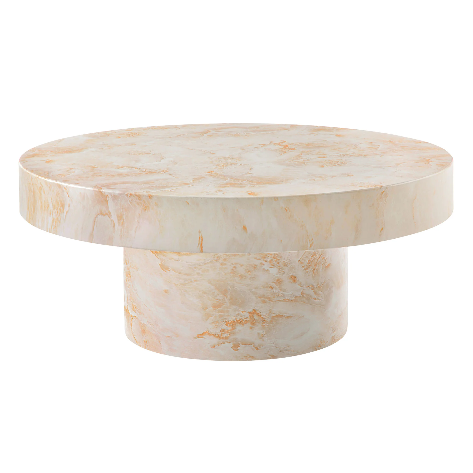 Alora Indoor - Outdoor Patio Concrete Round Coffee Table by Modway - Image 2