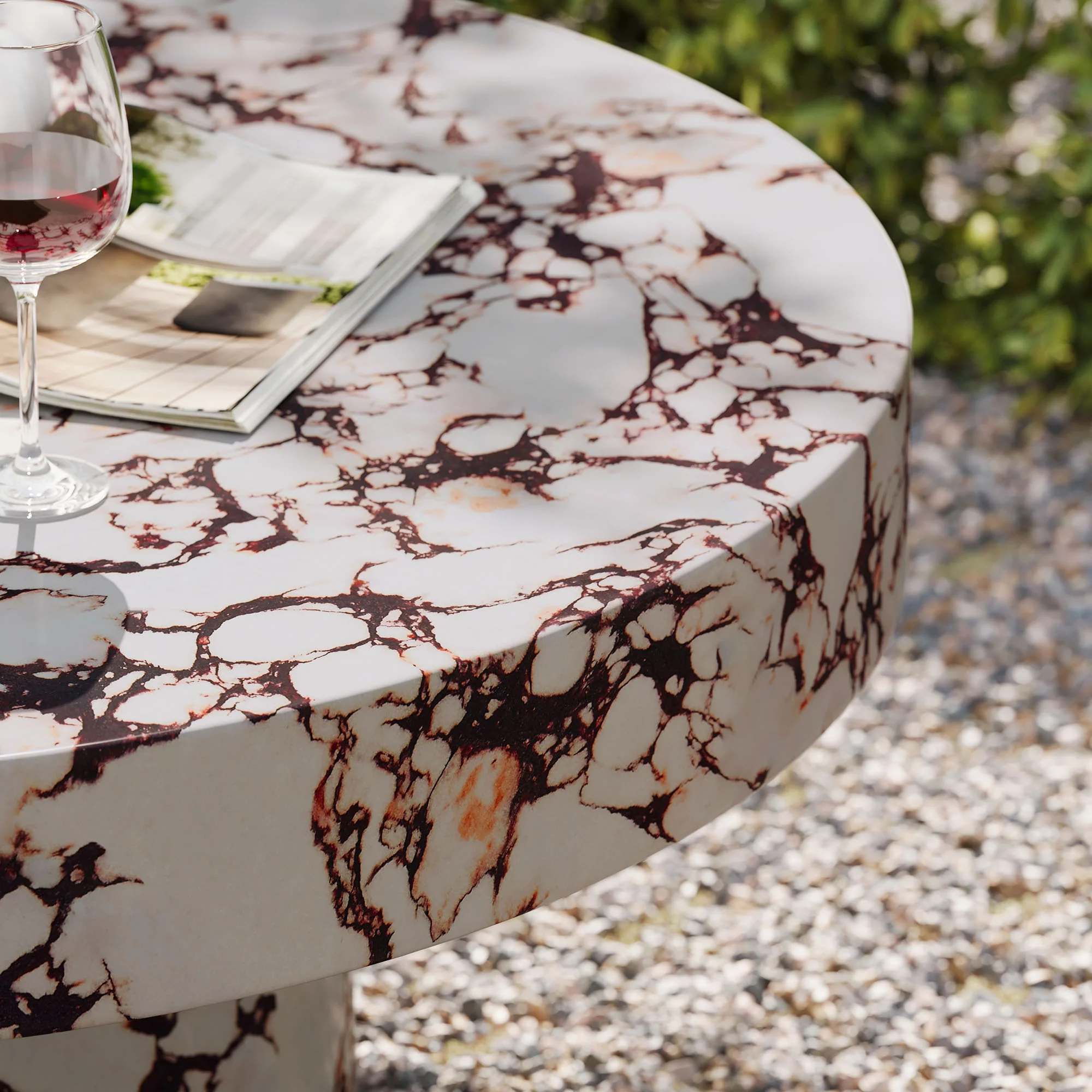 Alora Indoor - Outdoor Patio Concrete Round Coffee Table by Modway - Image 20