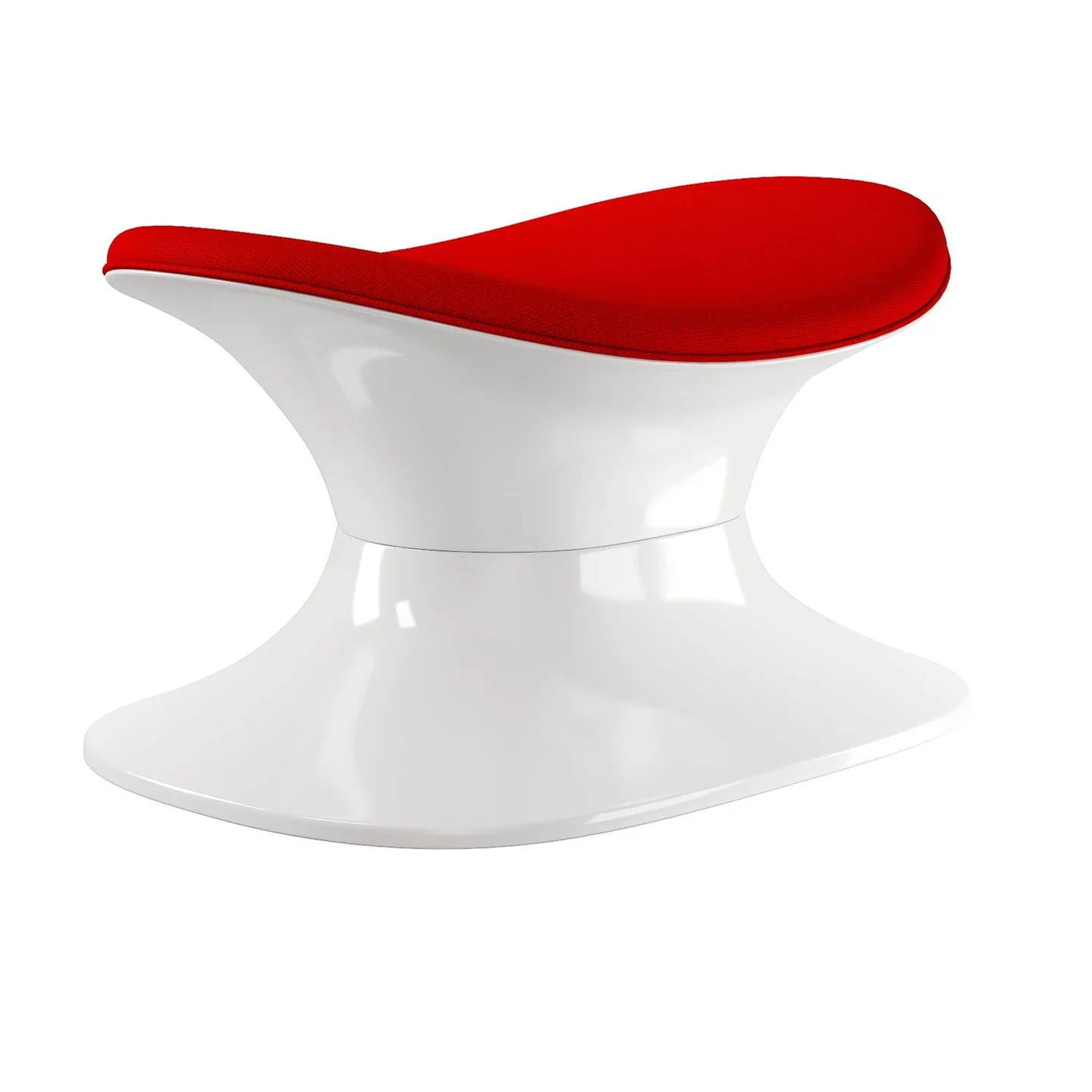 Alpha Ottoman, Red By World Modern Design - Image 4
