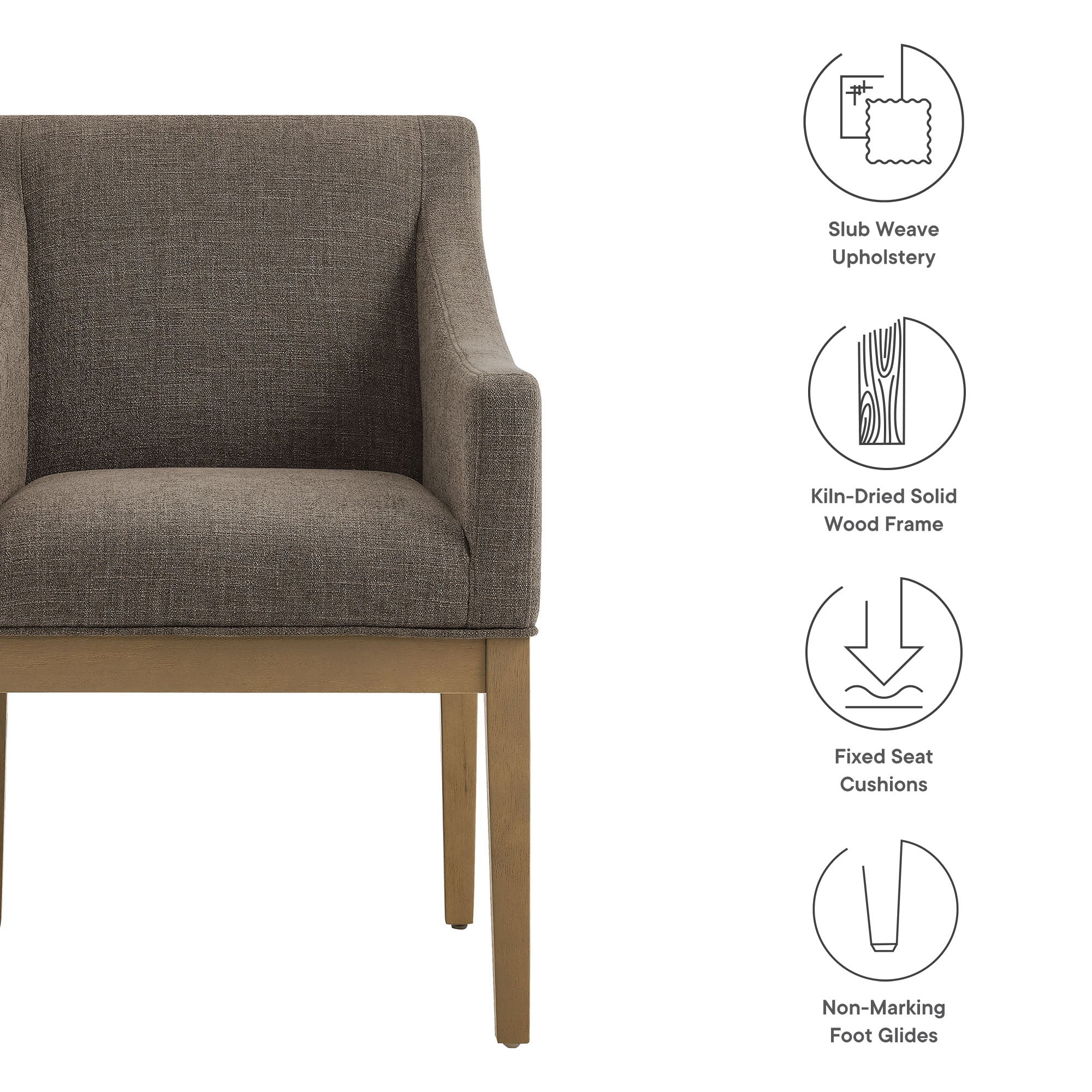 Alton Fabric Upholstered Dining Armchair by Modway - Image 17