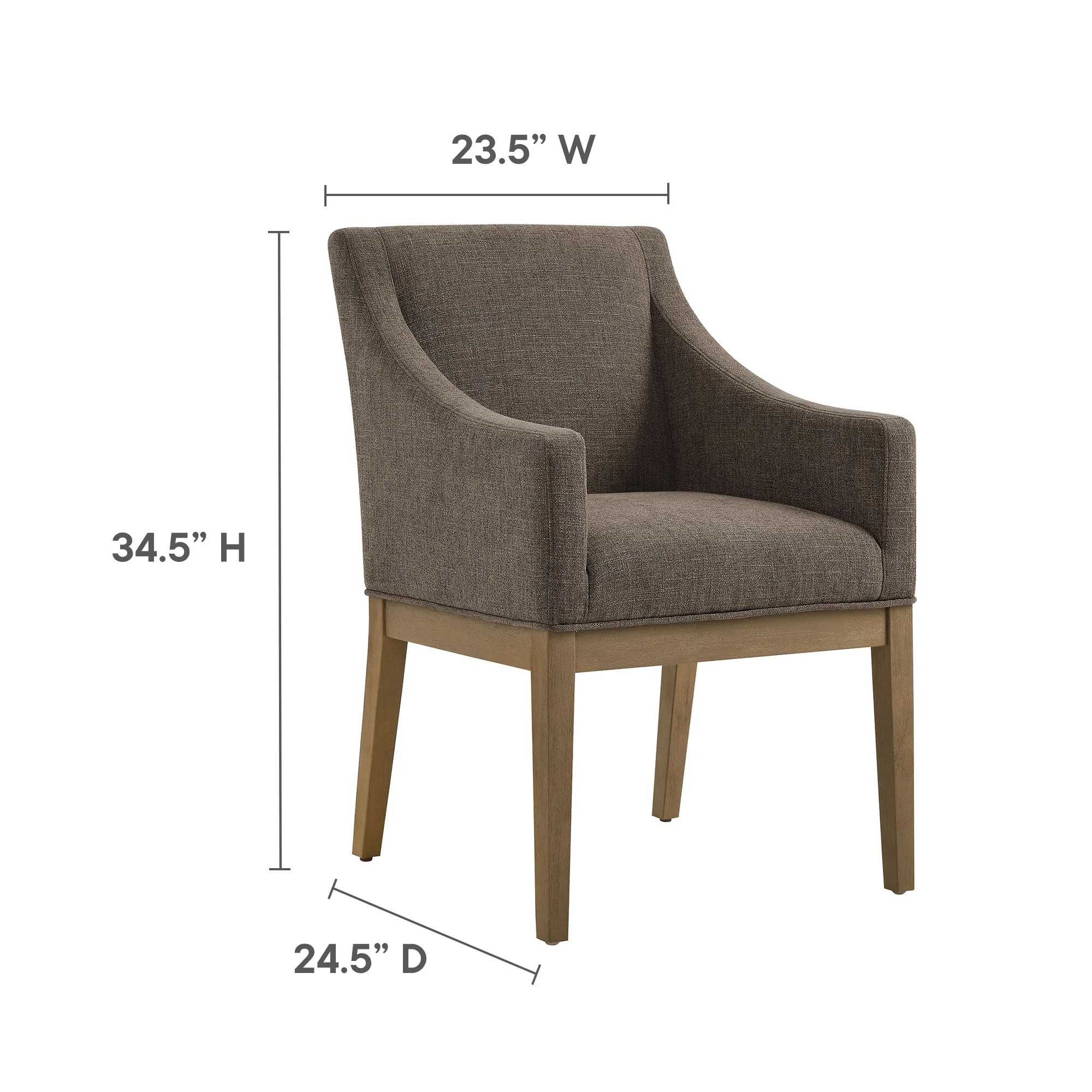 Alton Fabric Upholstered Dining Armchair by Modway - Image 18