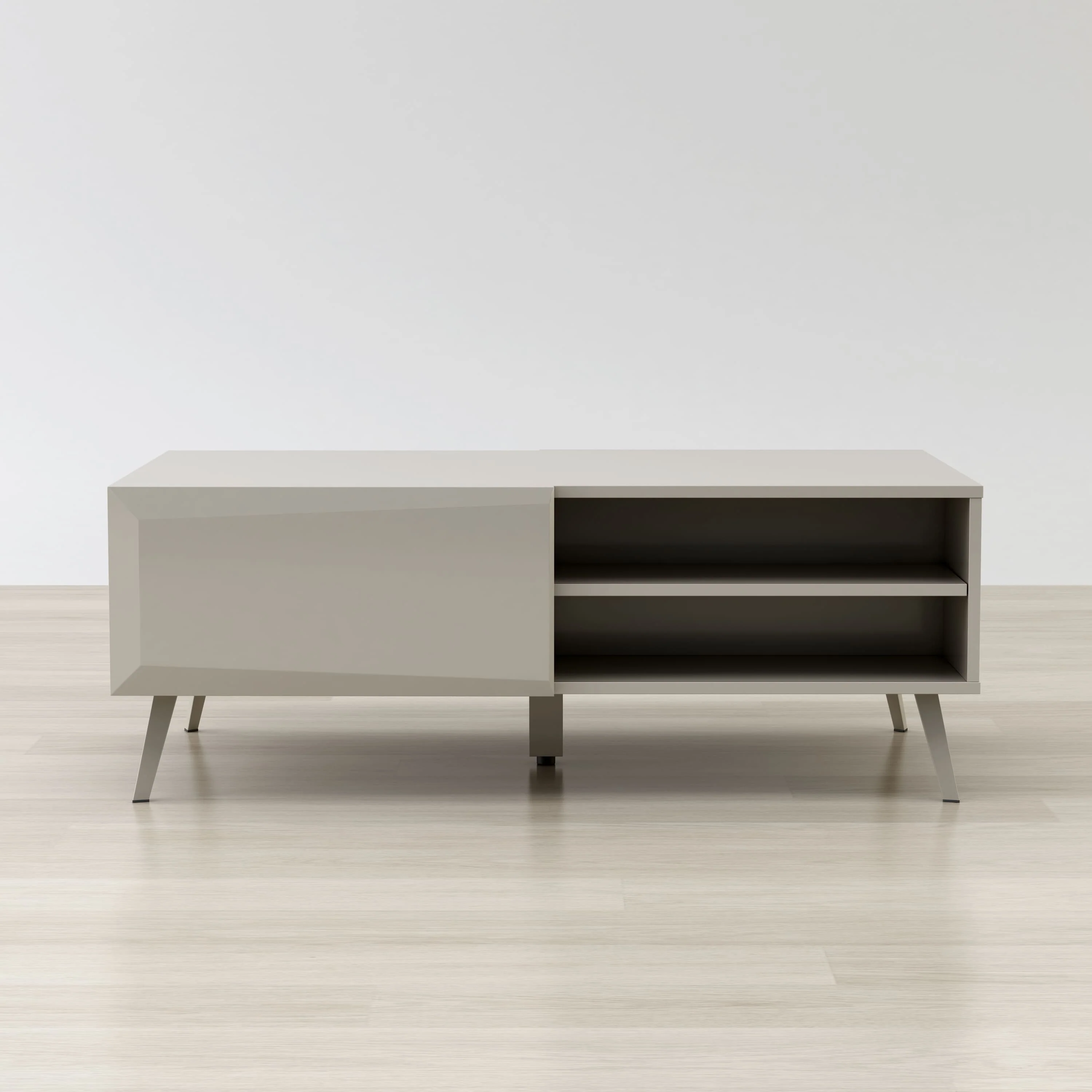 Altus 43" Coffee Table Gloss Grey By Anderson Teak - Image 6
