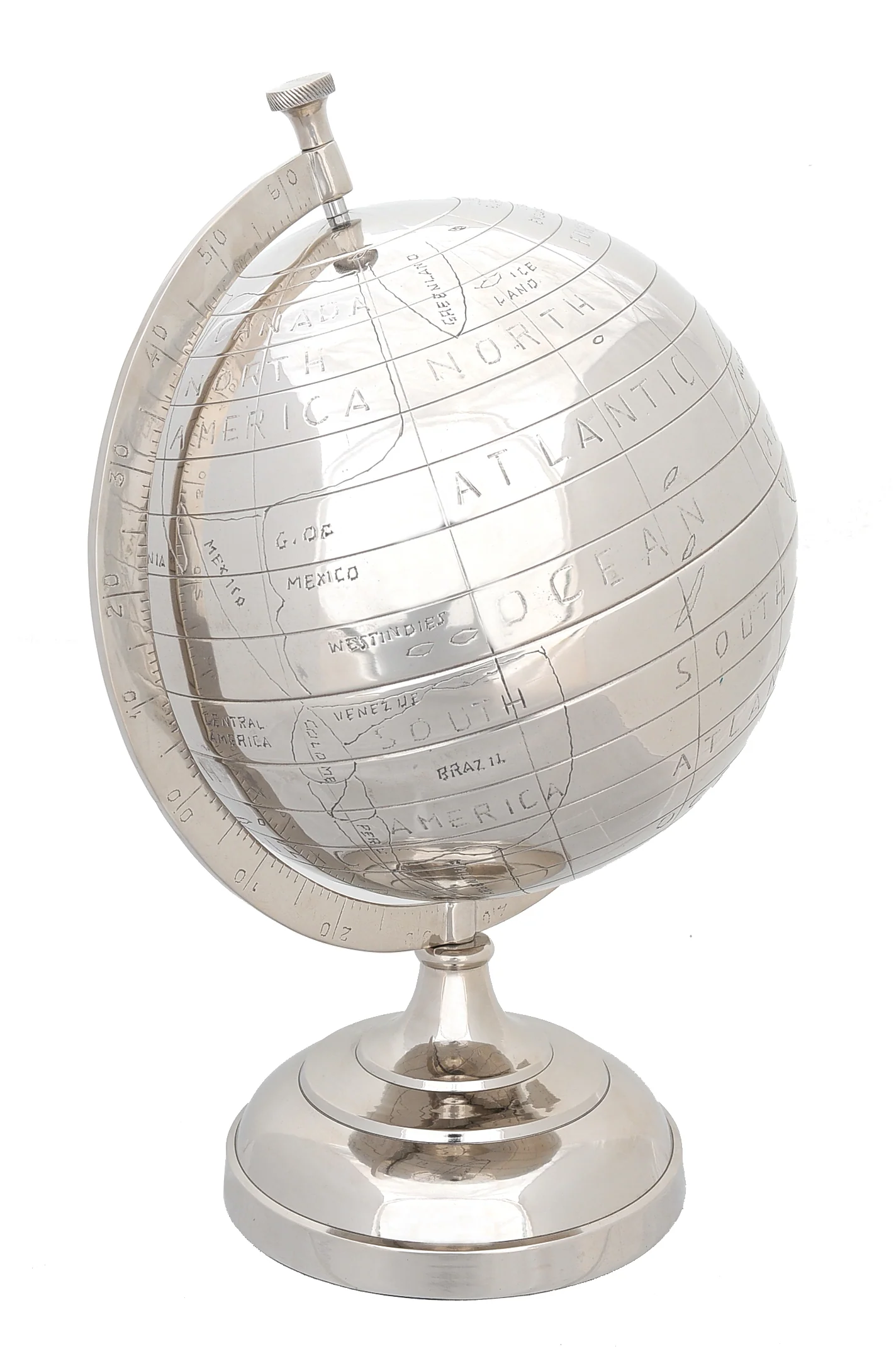 Alum Globe Inches By Homeroots - Image 2