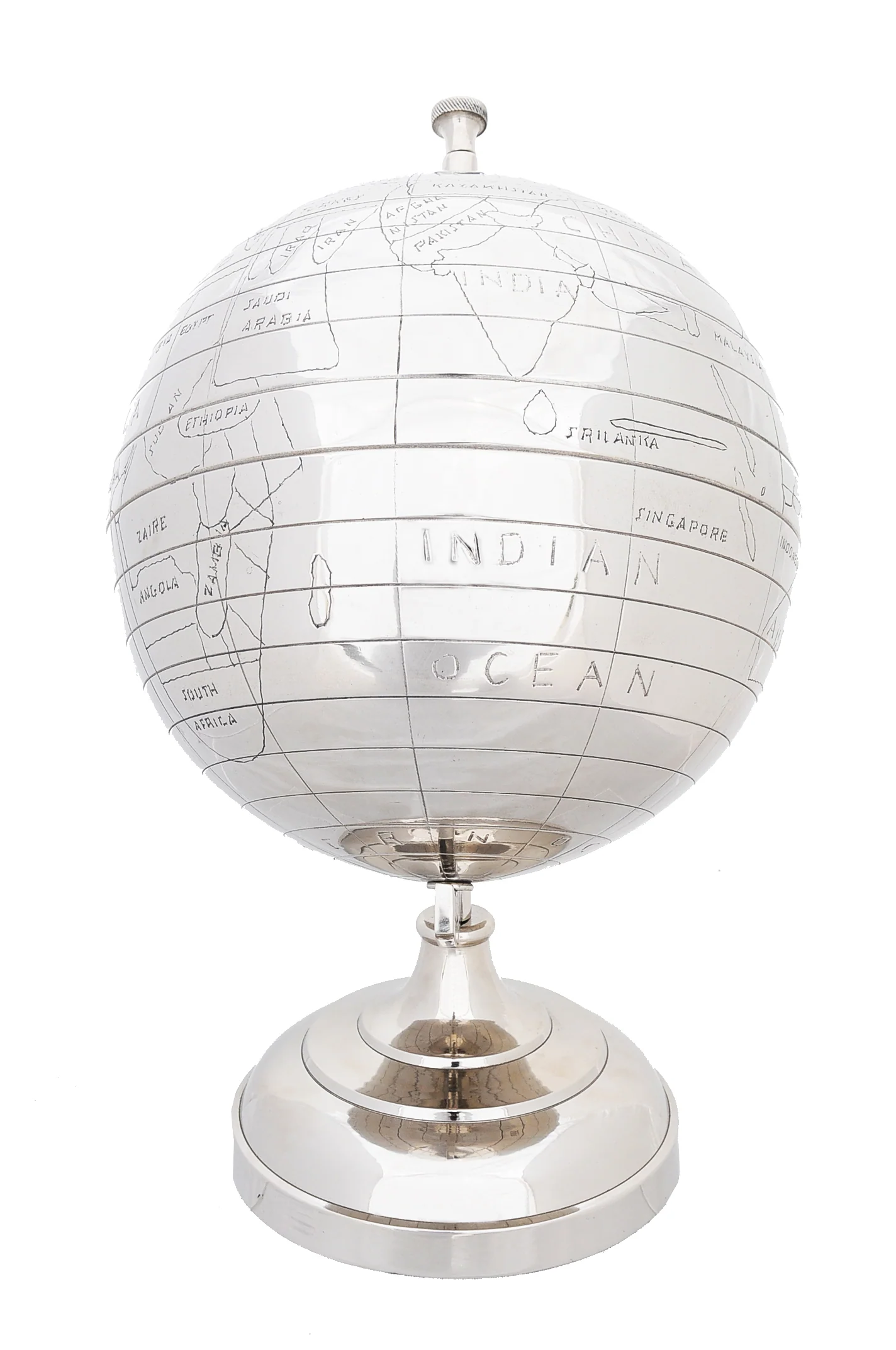 Alum Globe Inches By Homeroots - Image 3